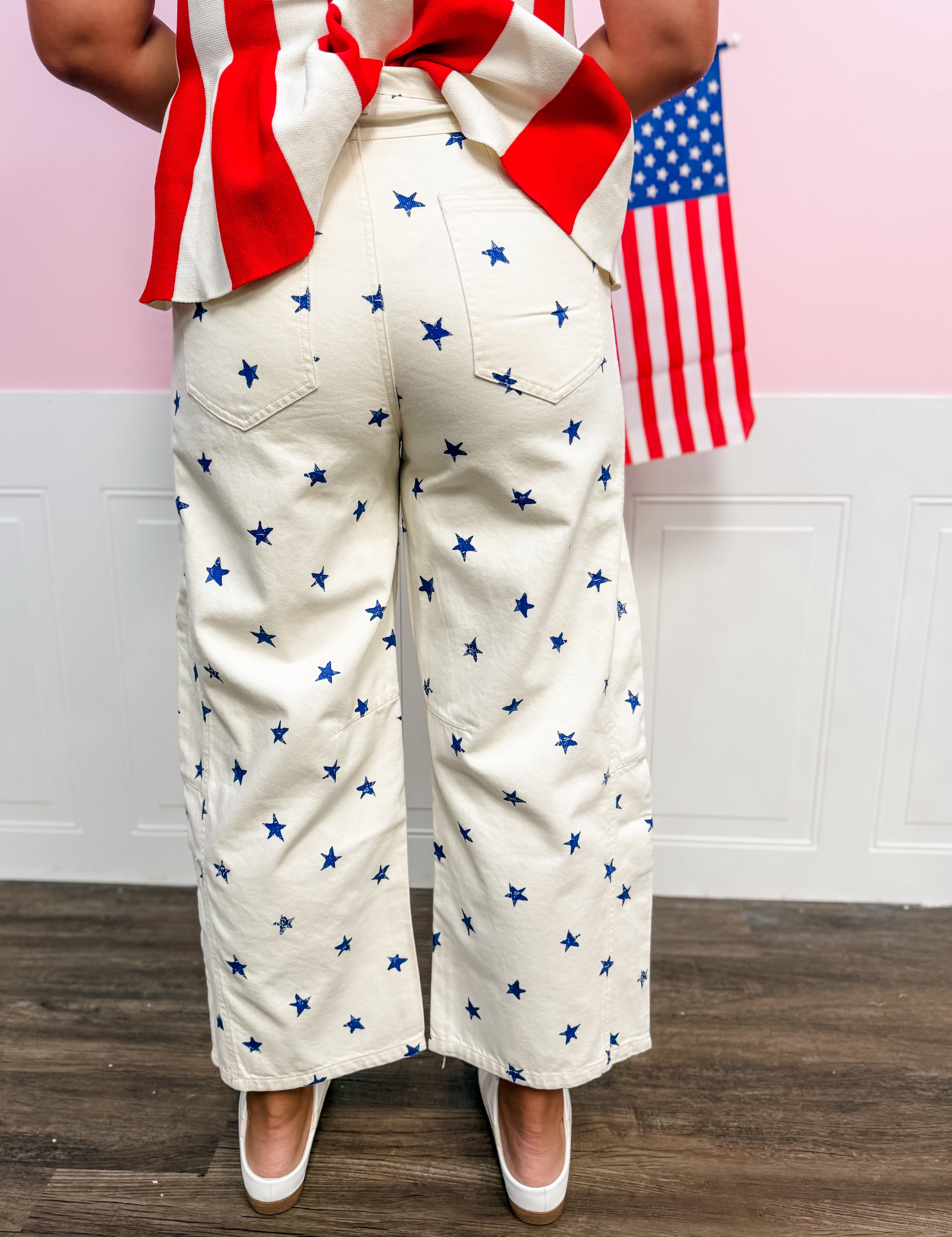 Star Spangled Everyday Pants - Just a Small Town Girl