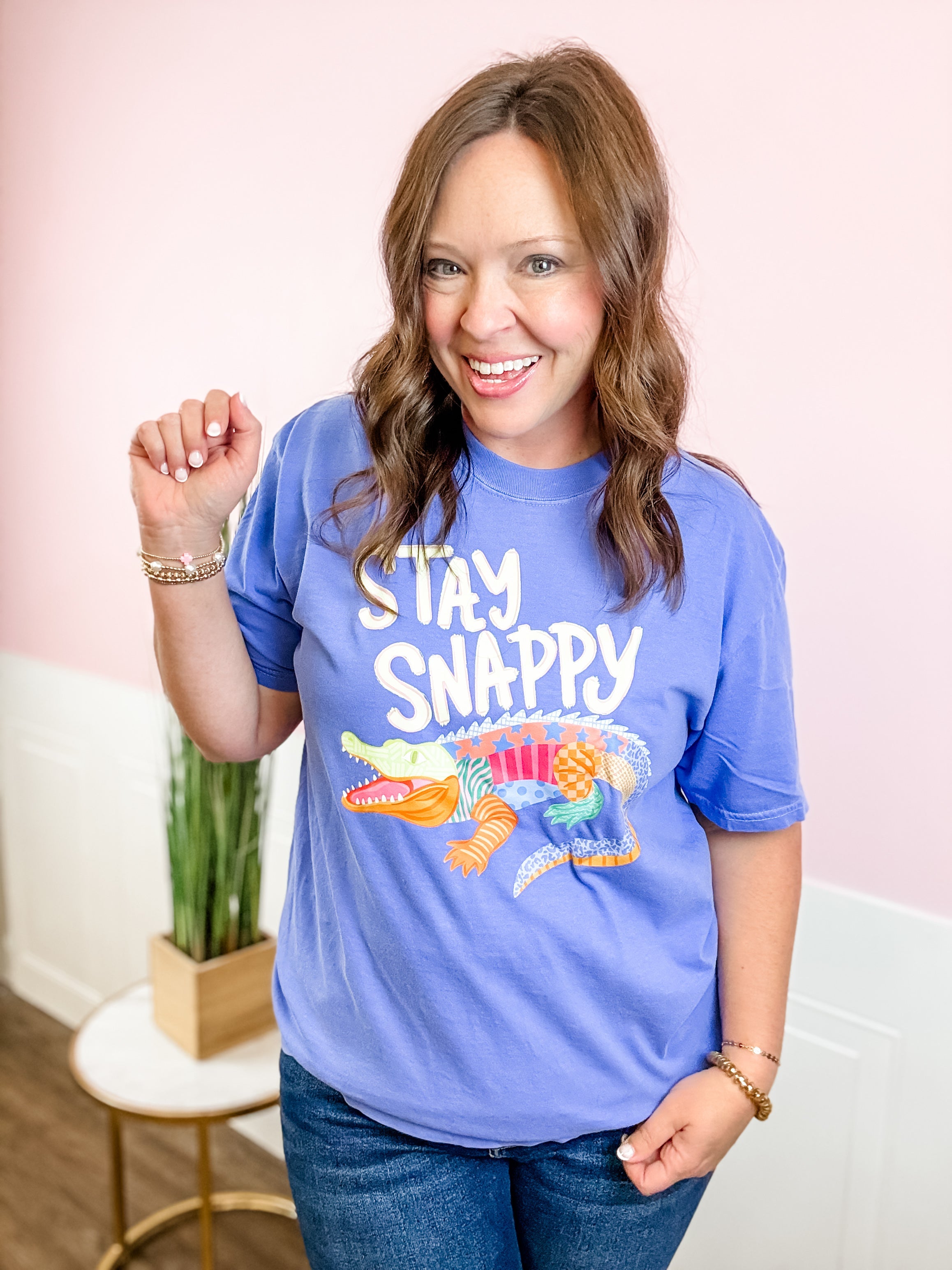 Stay Snappy Graphic Tee - Just a Small Town Girl