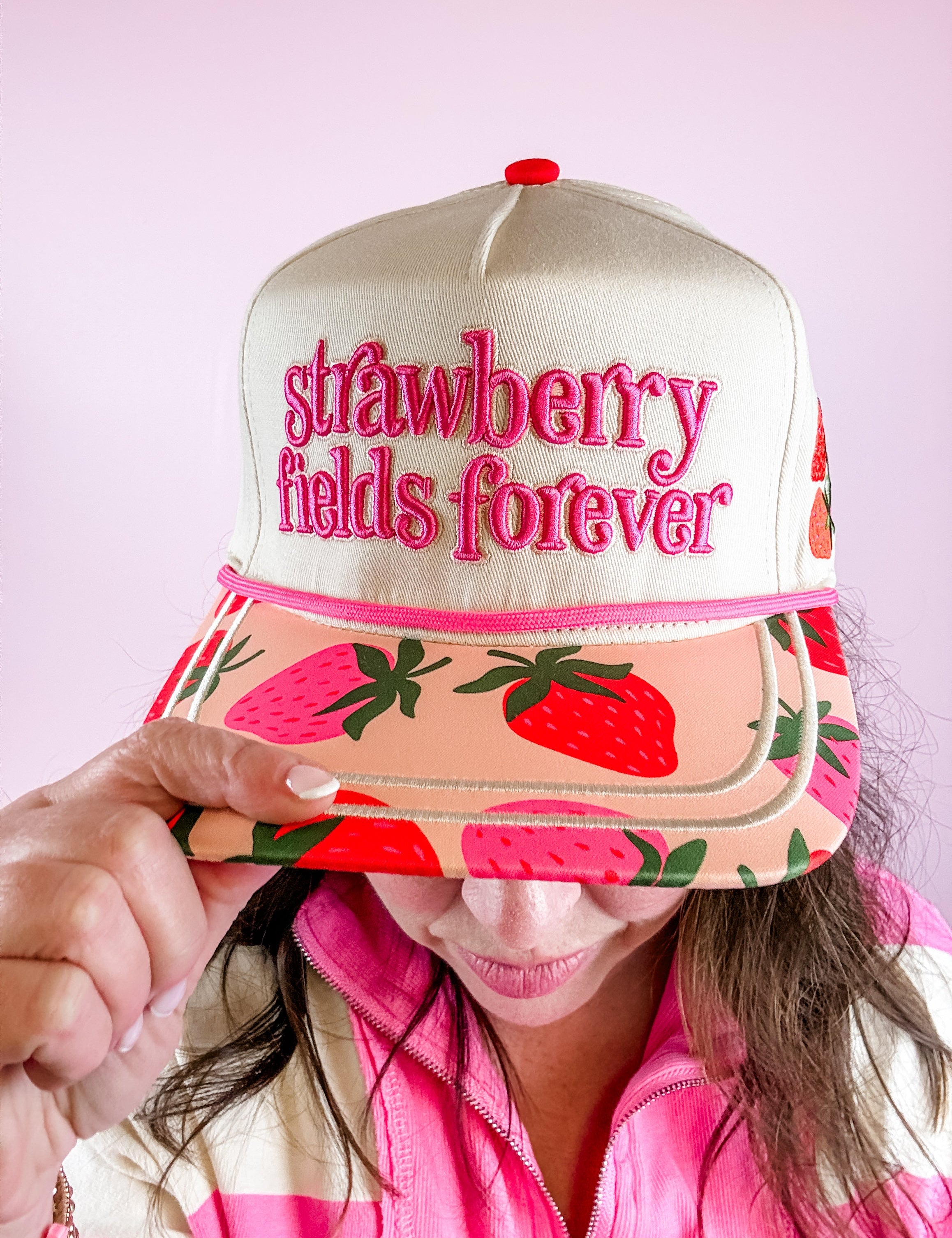 Strawberry Fields Forever Hat - Just a Small Town Girl
