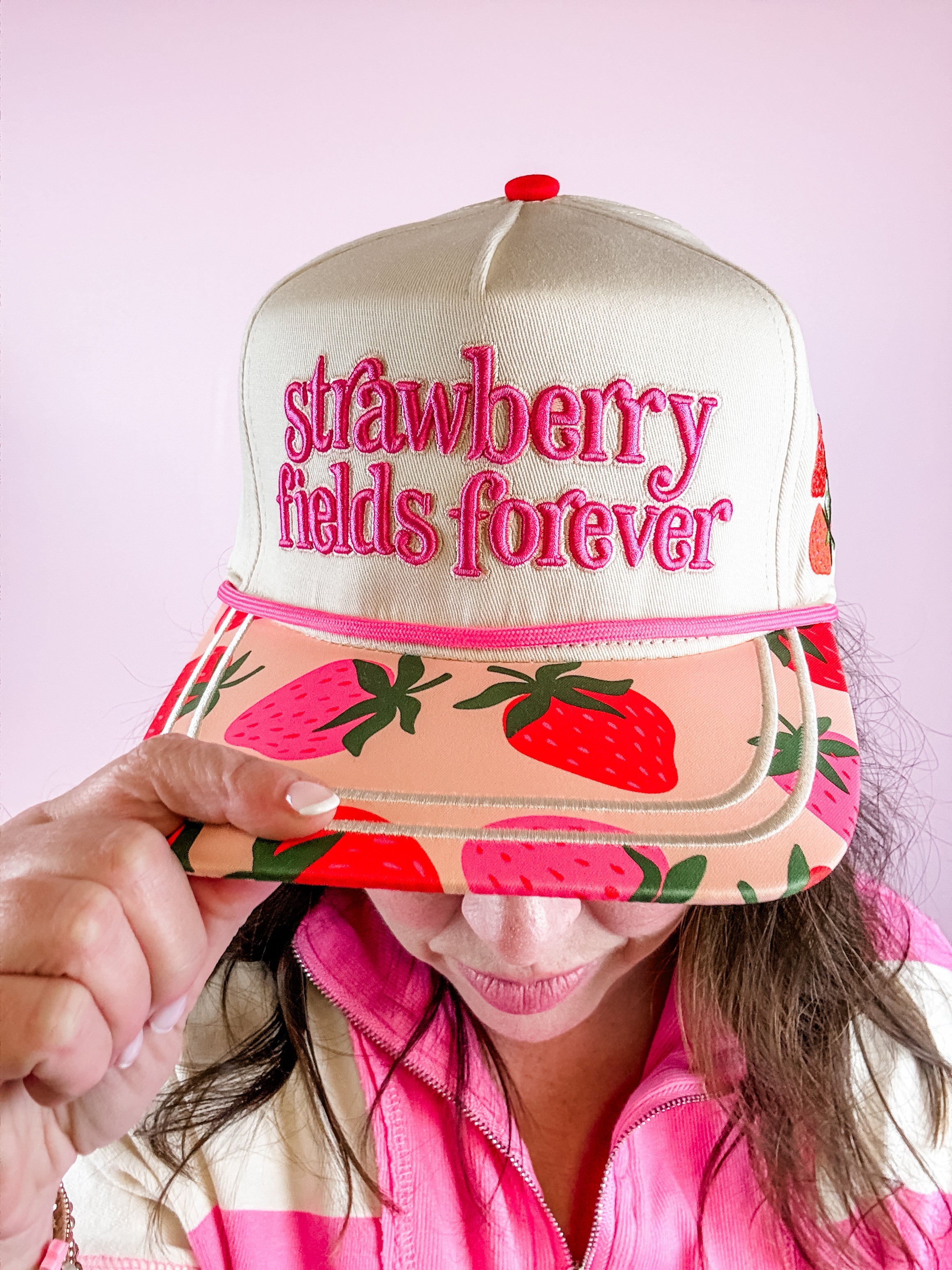 Strawberry Fields Forever Hat - Just a Small Town Girl