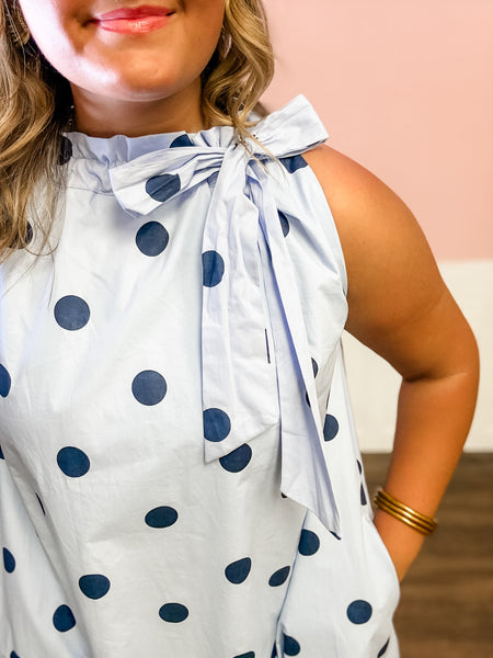 Sunday Stroll Polka Dot Dress - Just a Small Town Girl