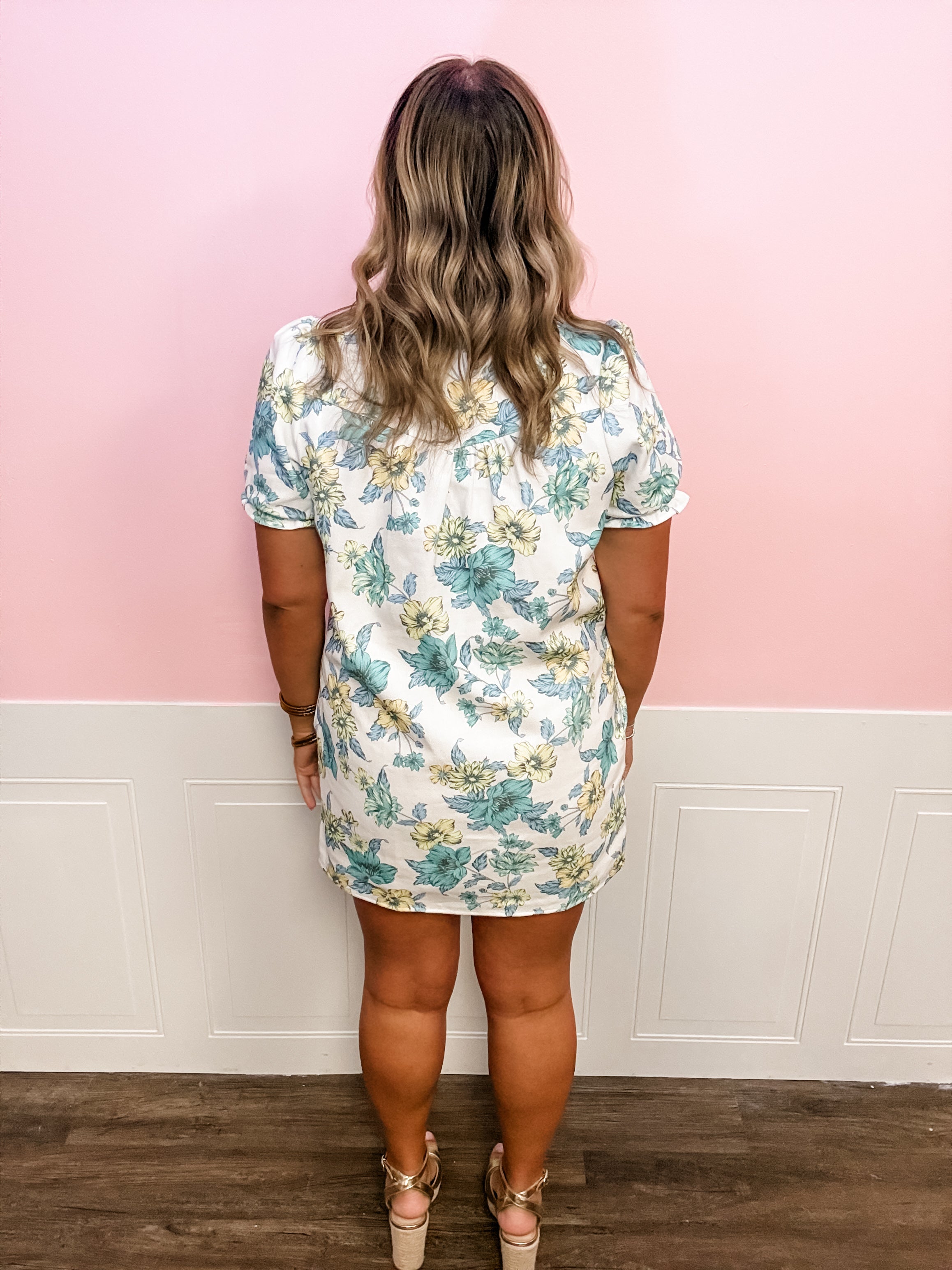 Sunny Garden Ease Dress - Just a Small Town Girl
