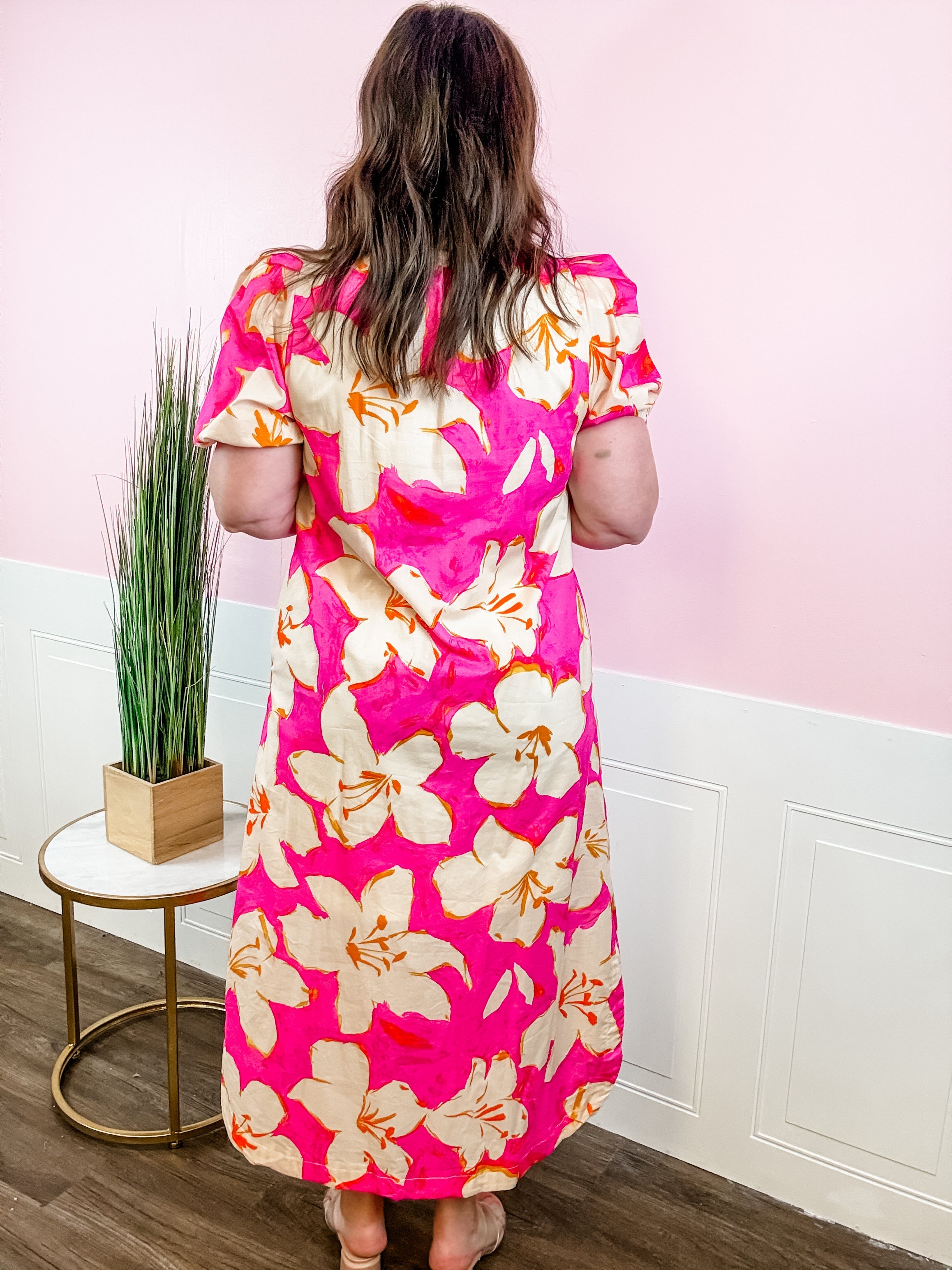 Sunset Bloom Social Dress - Just a Small Town Girl