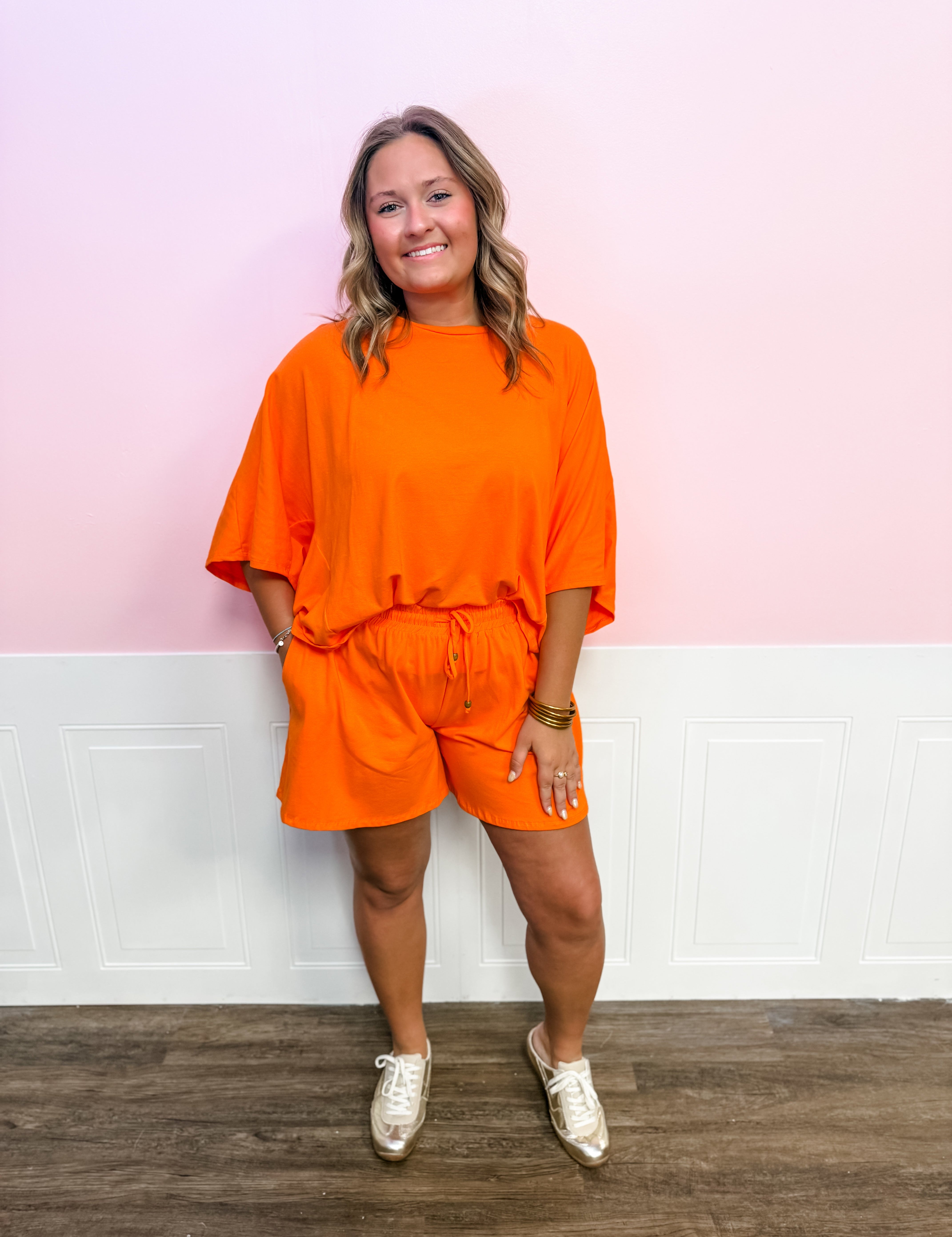 Sunset Pop Everyday Tee - Just a Small Town Girl