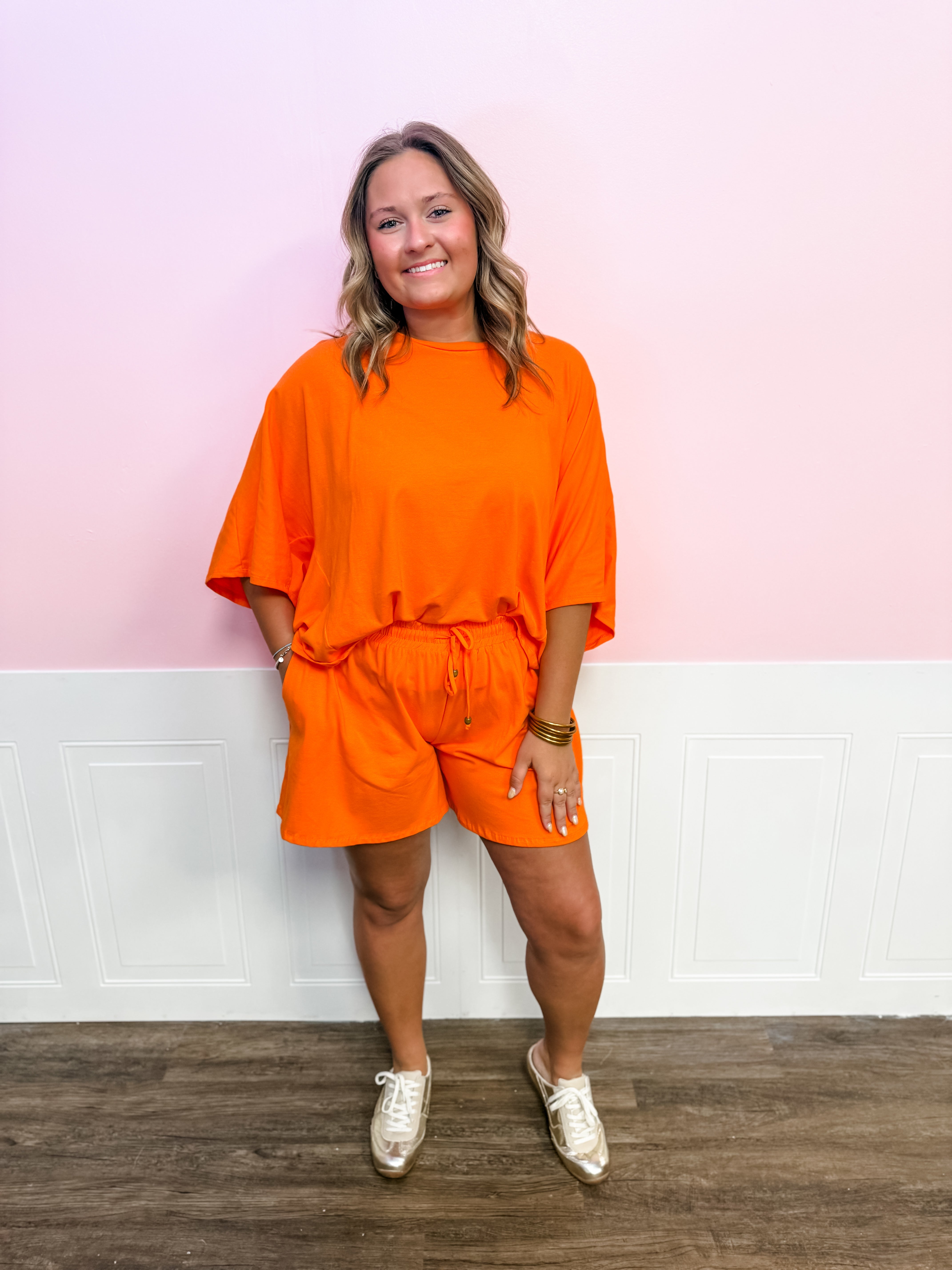 Sunset Pop Everyday Tee - Just a Small Town Girl