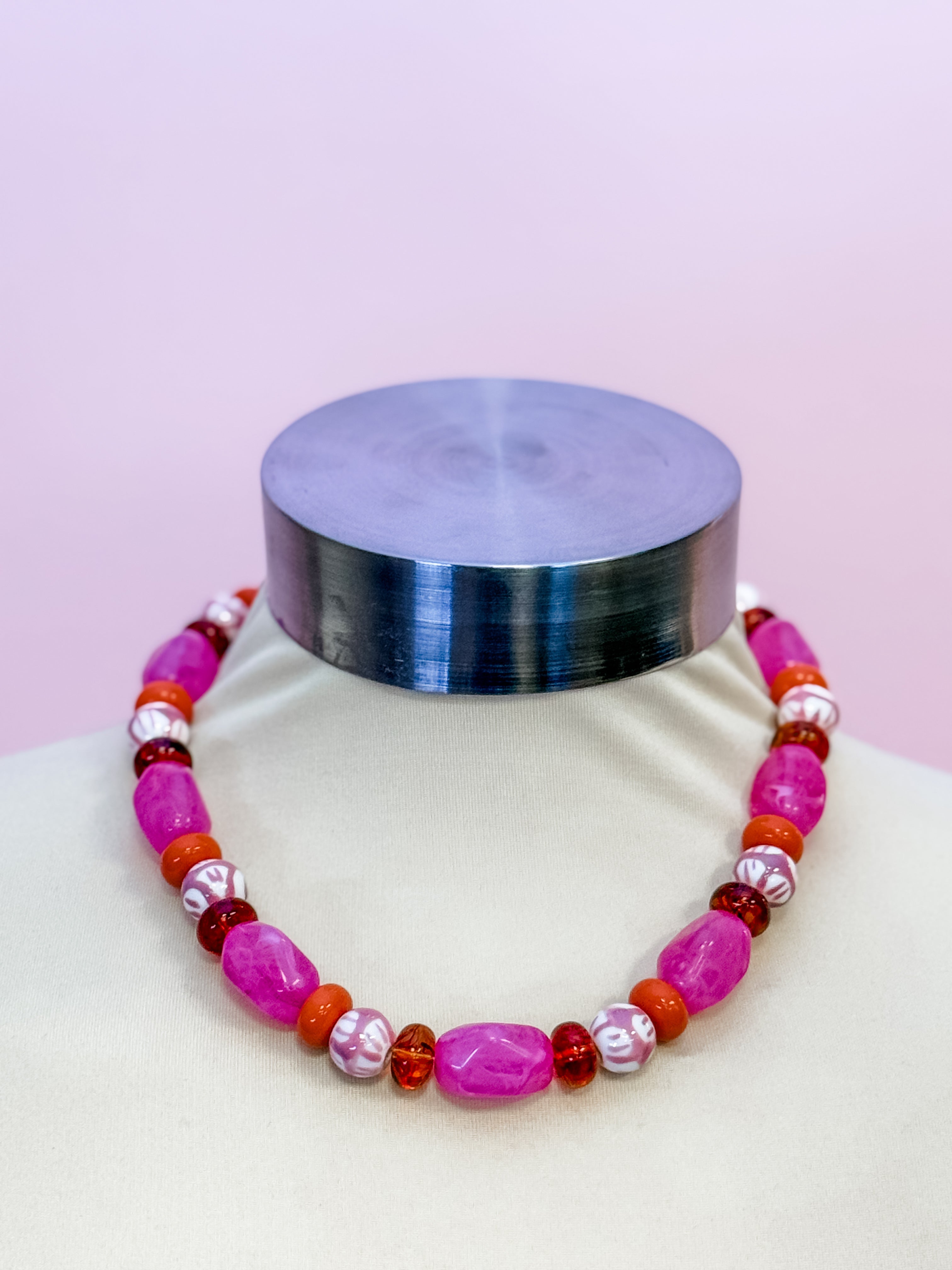 Sunset Sorbet Statement Necklace - Just a Small Town Girl