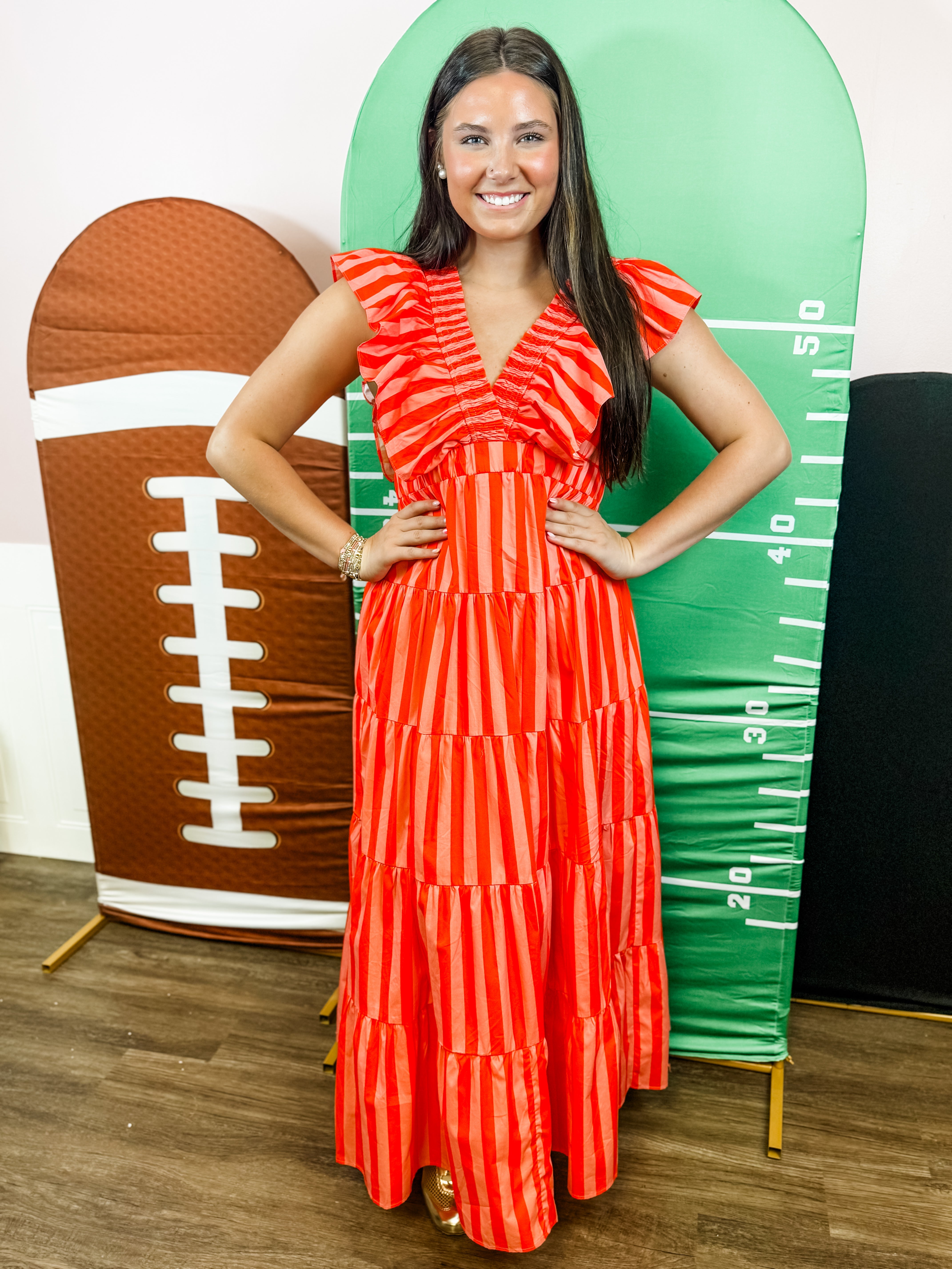 Sunset Sorbet Stripe Dress - Just a Small Town Girl