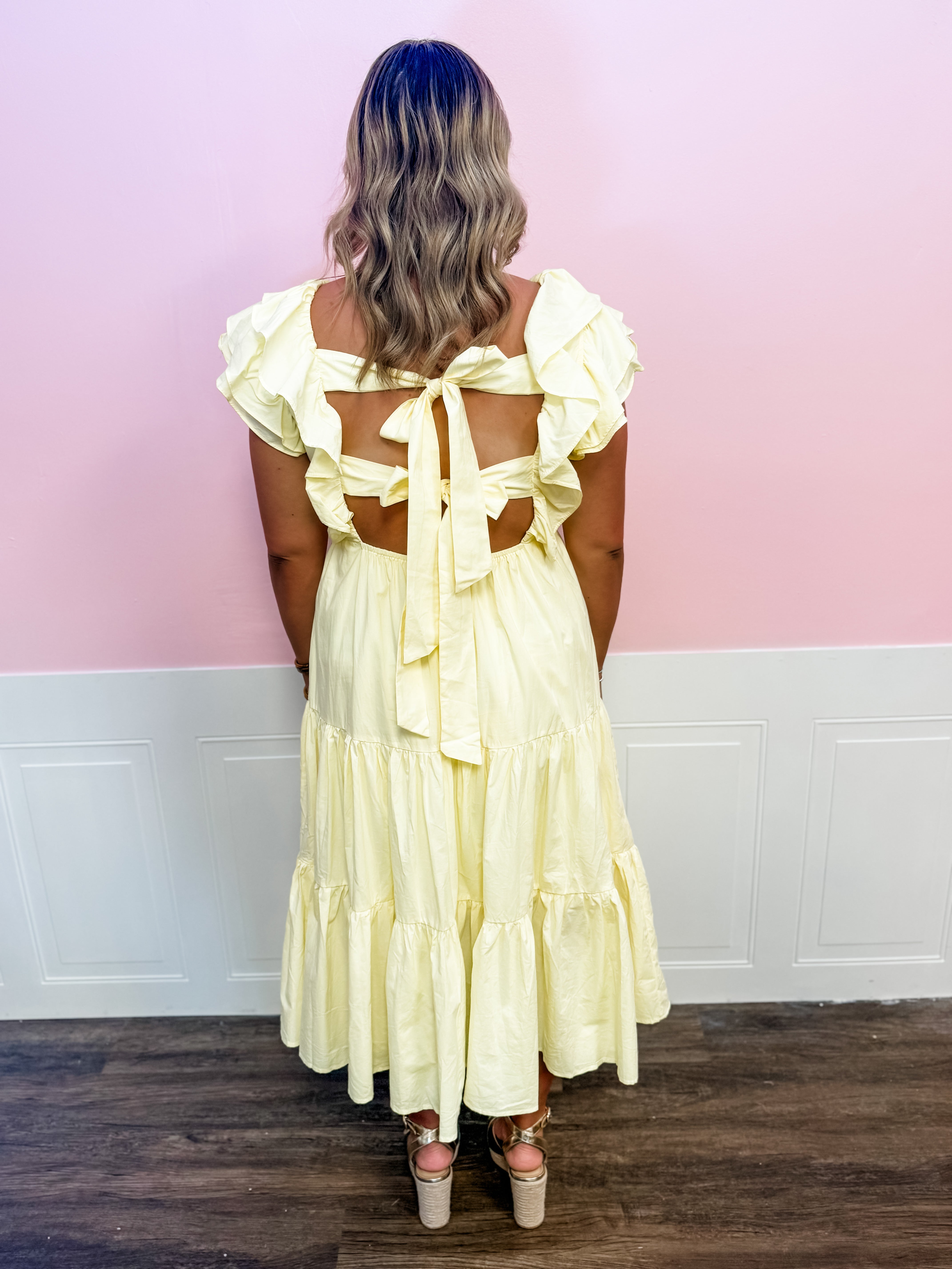 Sunshine Breeze Tie - Back Dress - Just a Small Town Girl