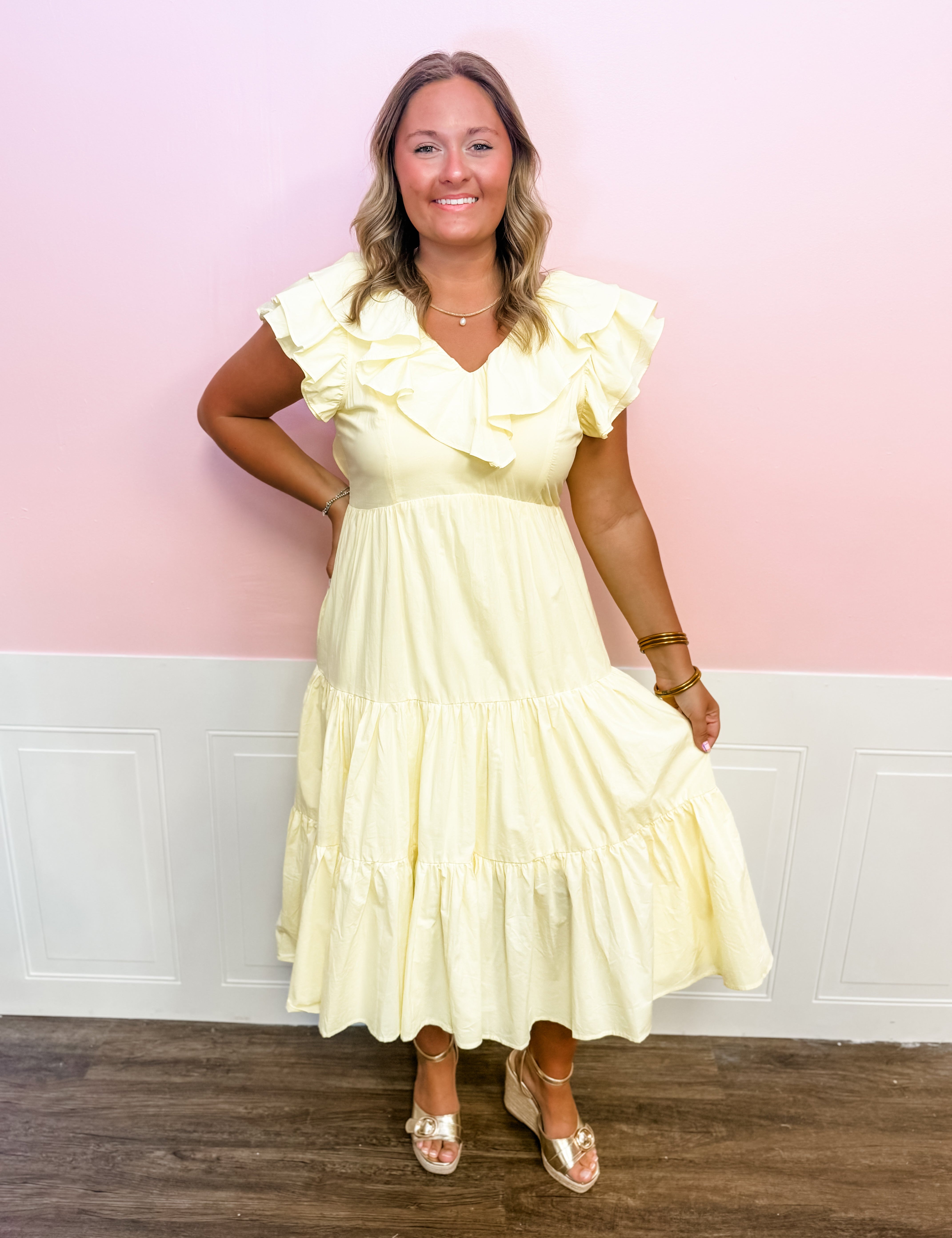 Sunshine Breeze Tie - Back Dress - Just a Small Town Girl