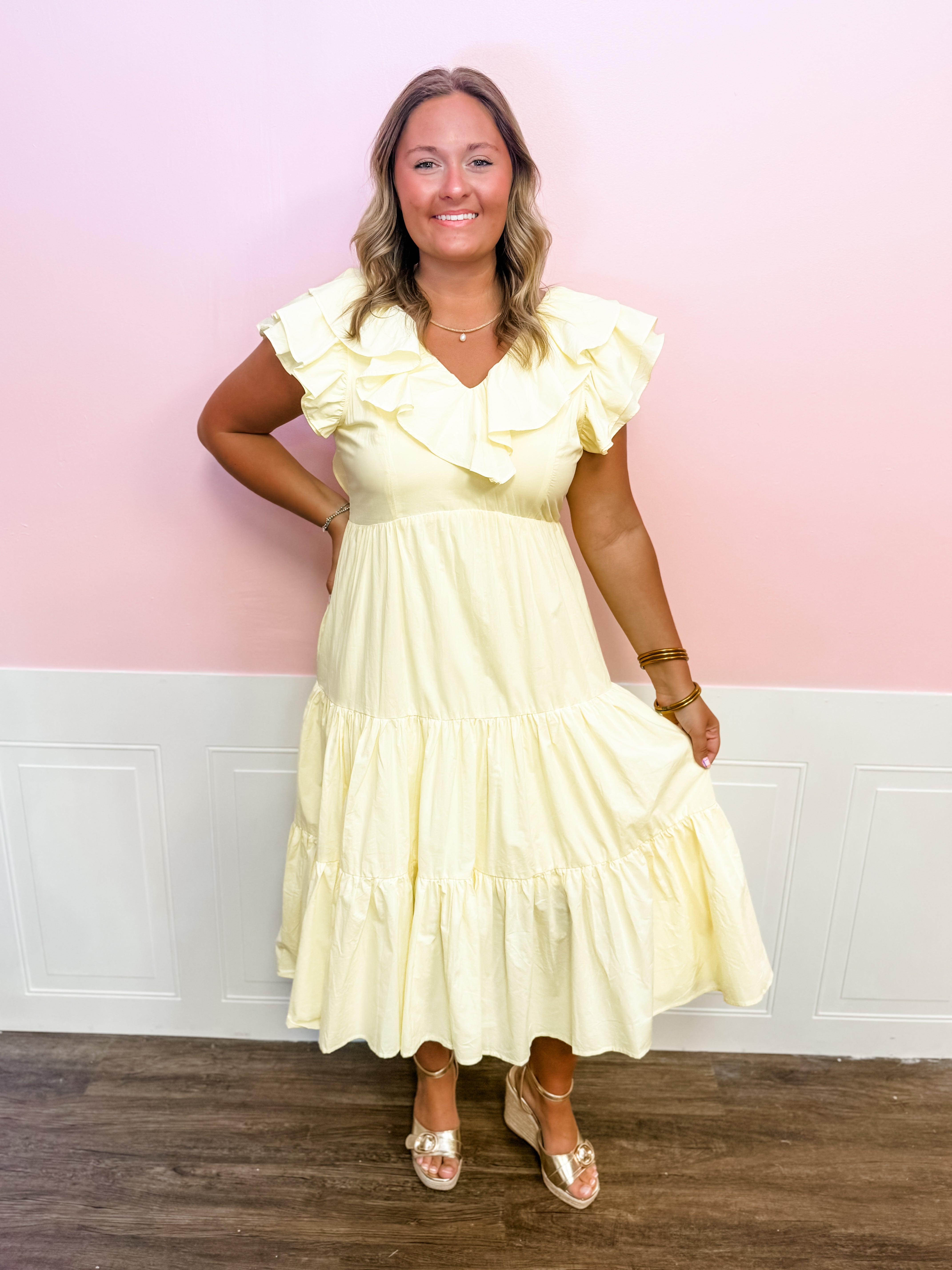 Sunshine Breeze Tie - Back Dress - Just a Small Town Girl