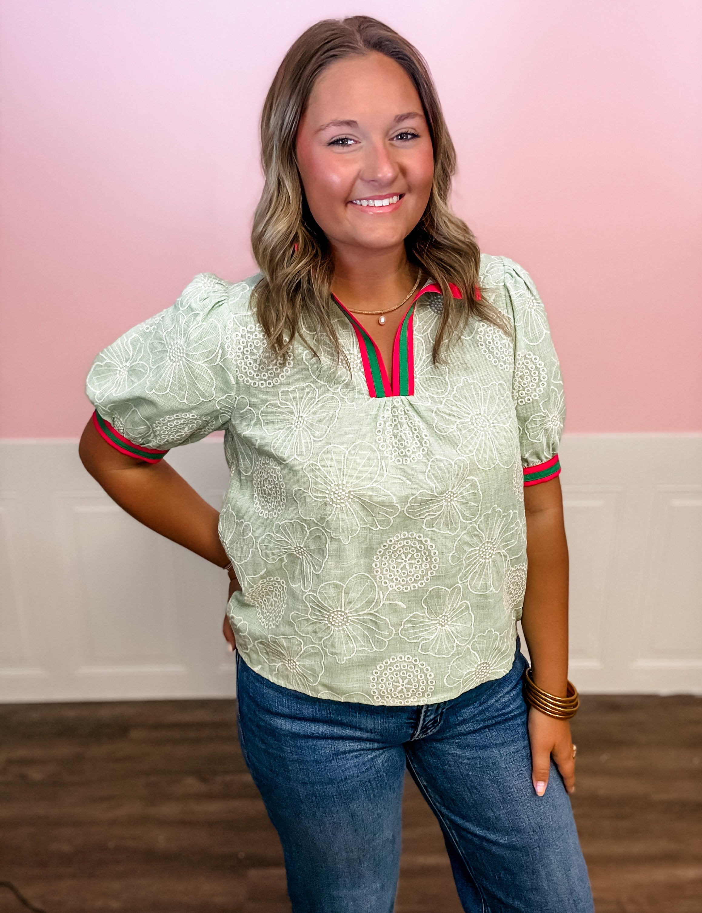 Sweet & Simple Garden Pop Top - Just a Small Town Girl