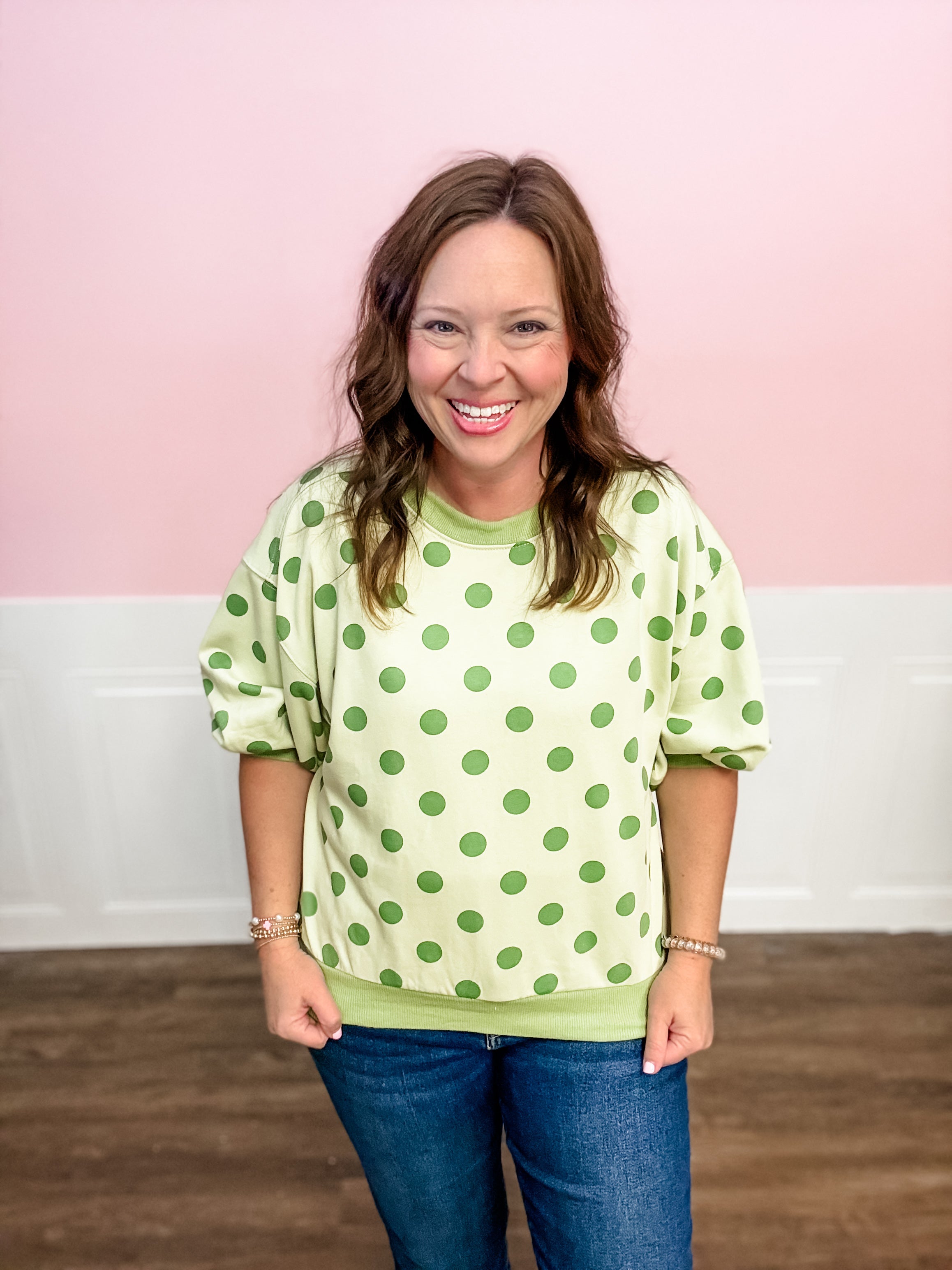 Sweet Spot Lounge Top - Just a Small Town Girl