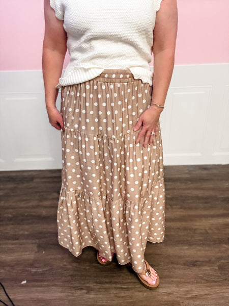 Sweet Spot Polka Dot Skirt - Just a Small Town Girl