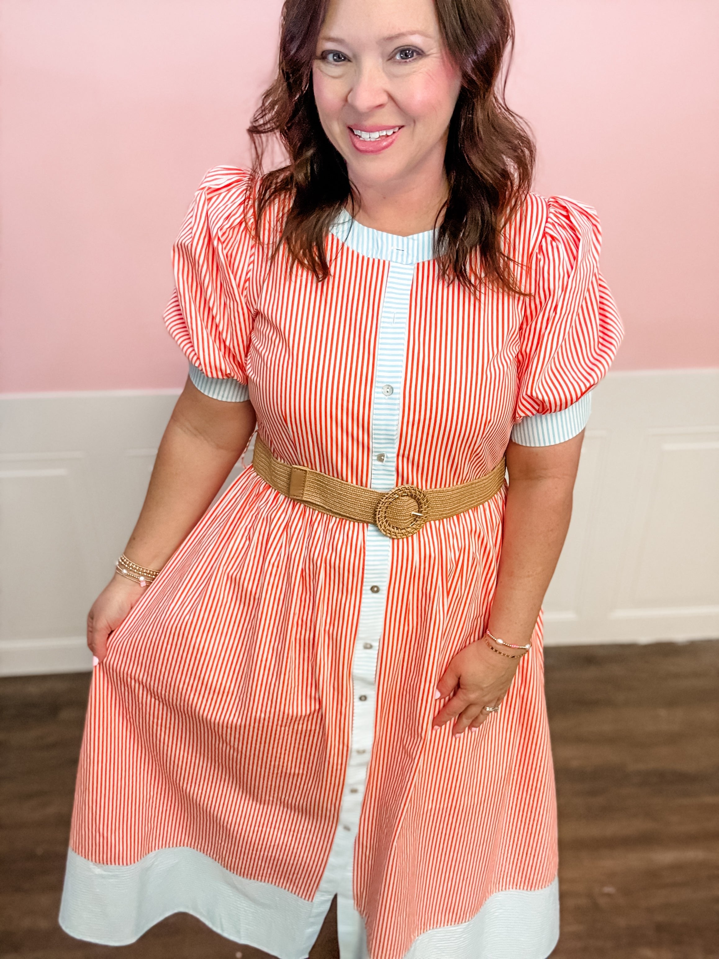 Sweet Sunshine Stripe Dress - Just a Small Town Girl