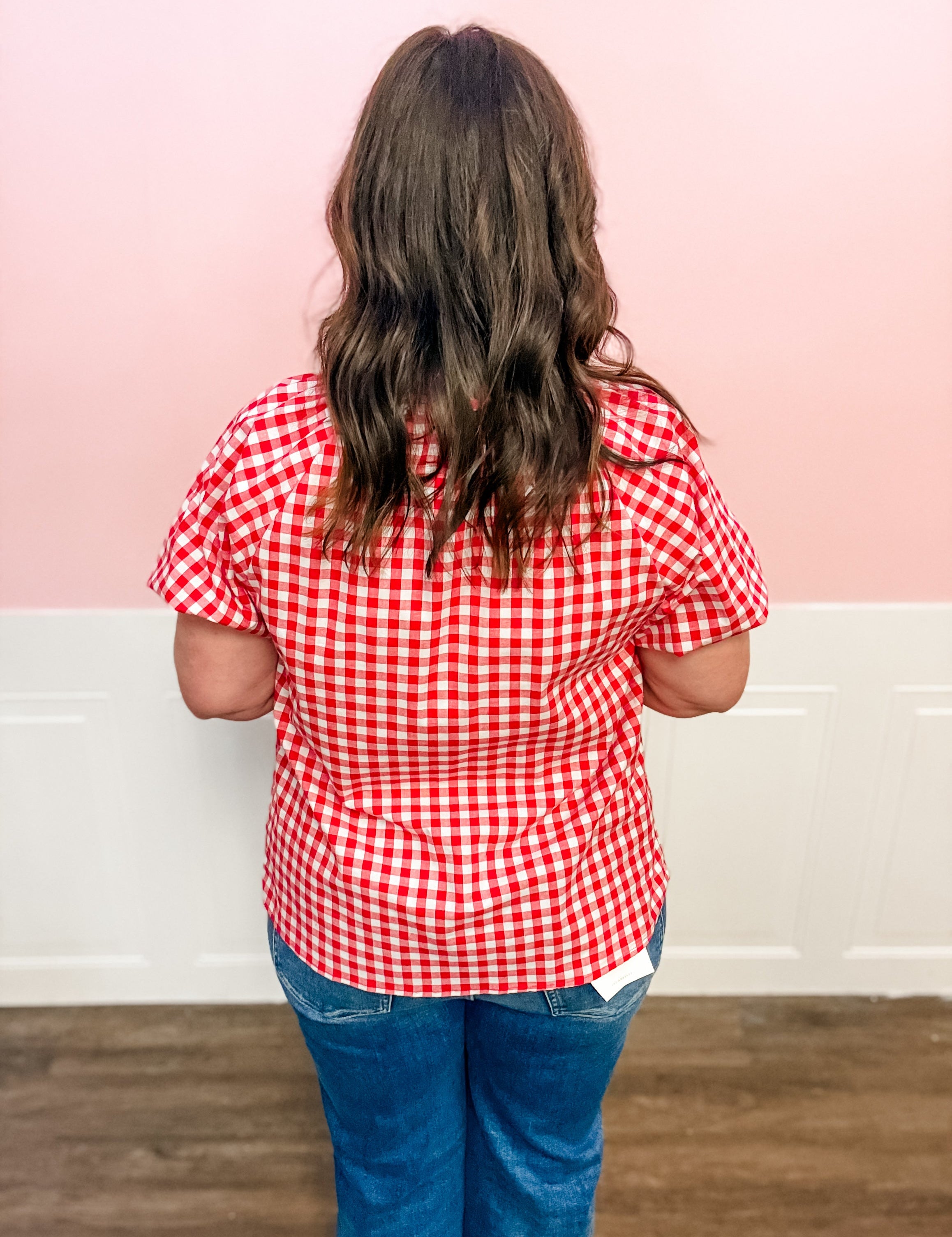 Sweetheart Picnic Bow Top - Just a Small Town Girl