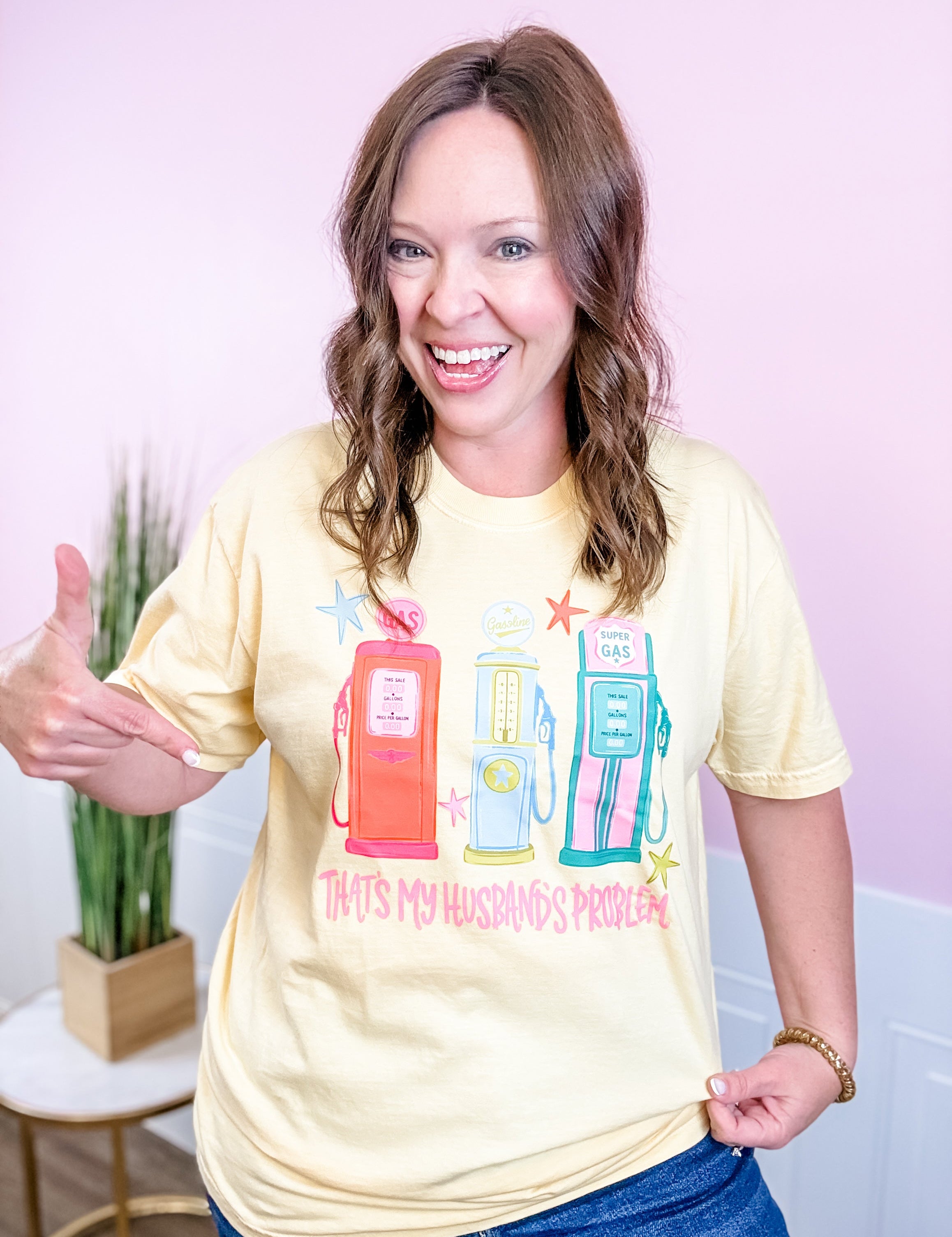 That’s My Husband’s Problem Tee - Just a Small Town Girl