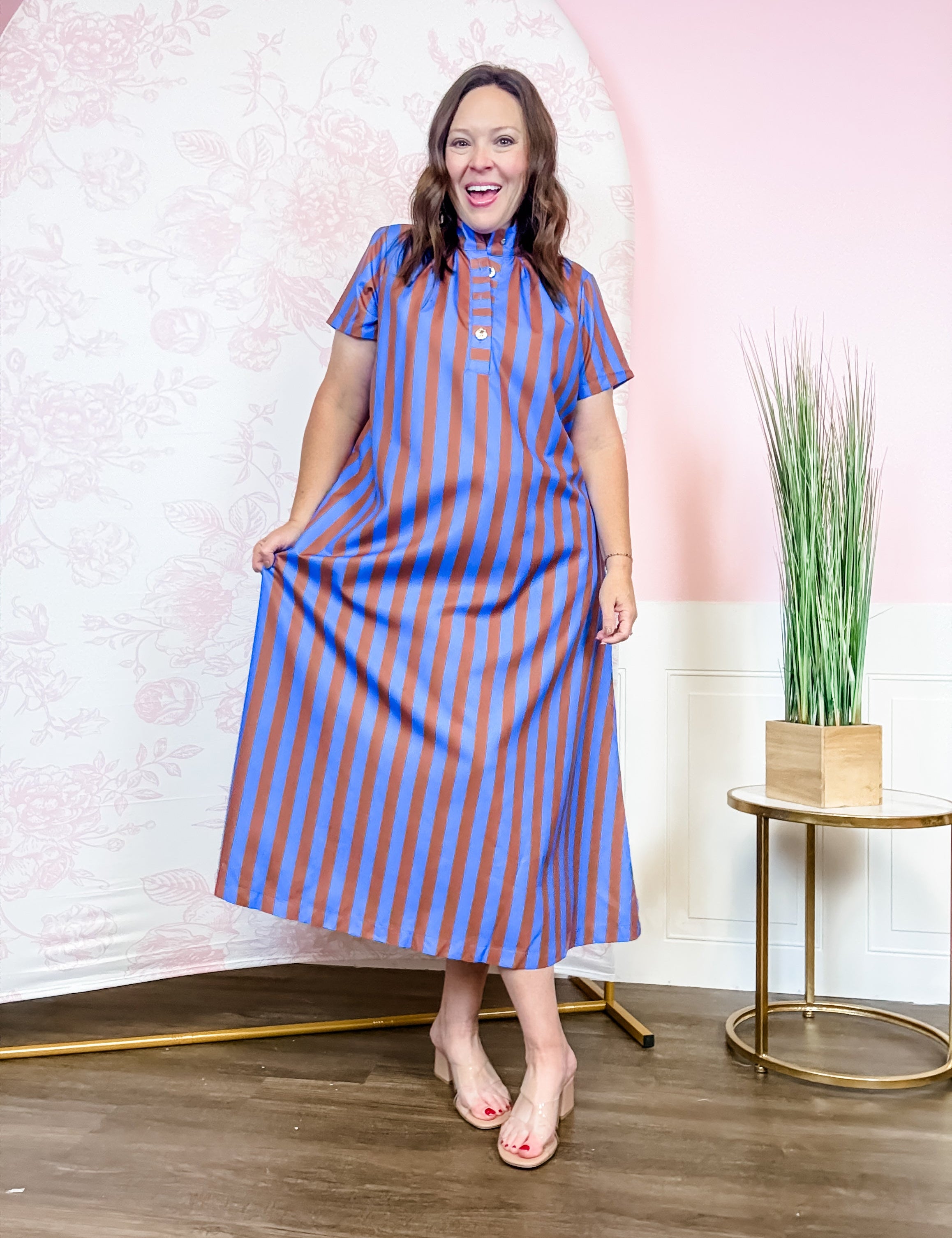The Bold Move Striped Dress - Just a Small Town Girl