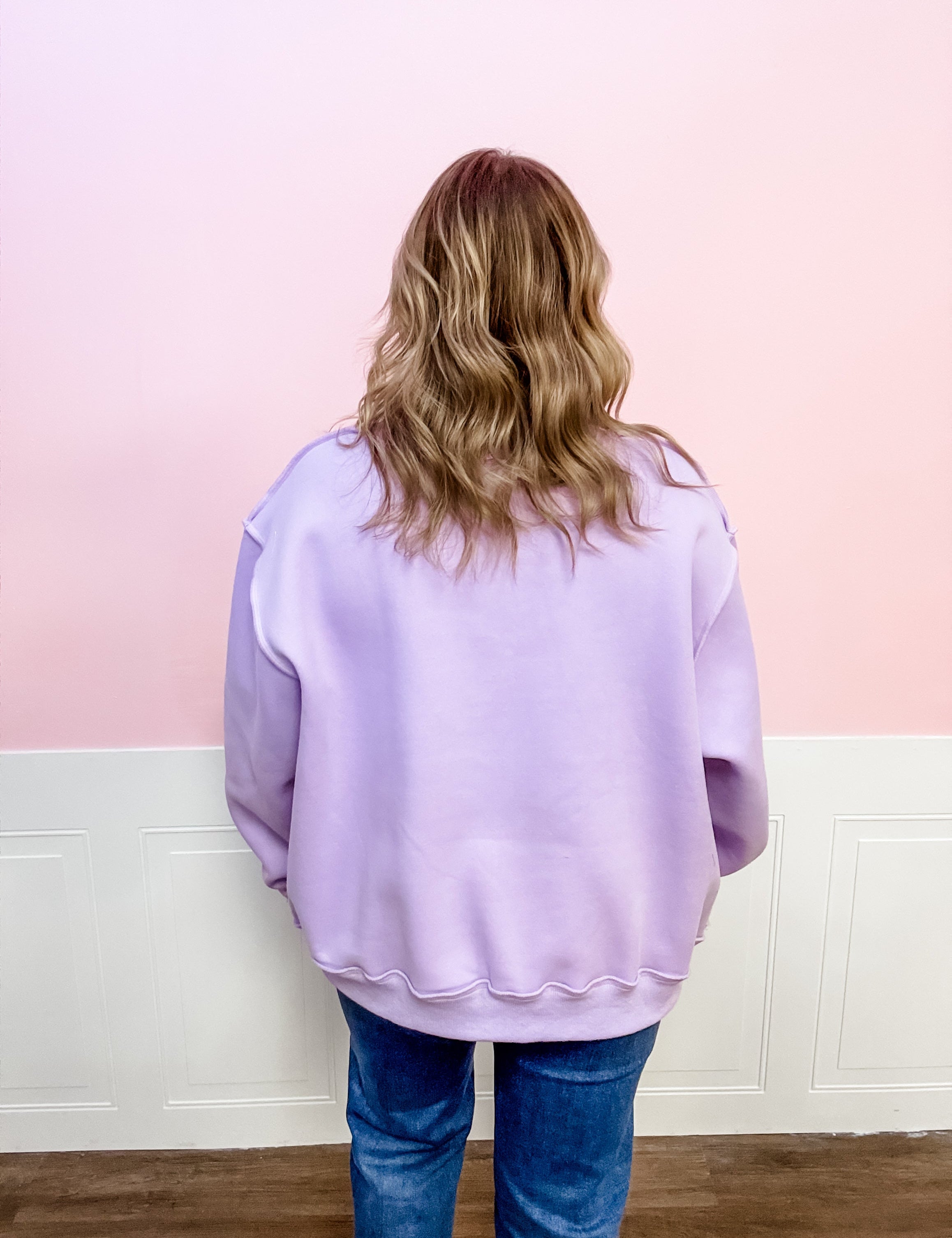 The Faith Over Everything Mock Neck Sweatshirt - Just a Small Town Girl