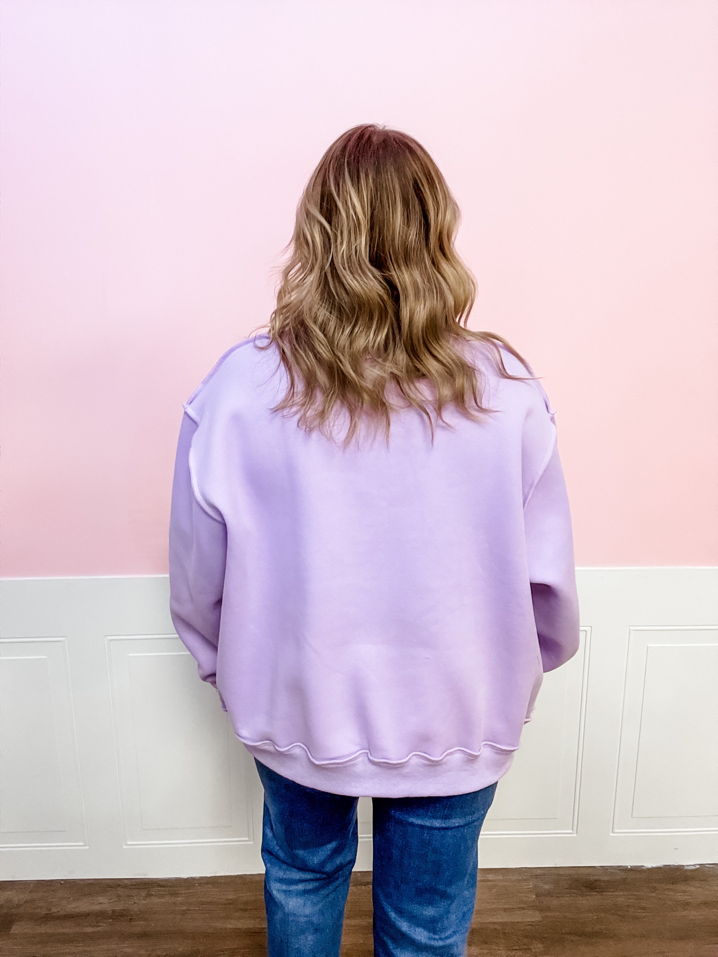 The Faith Over Everything Mock Neck Sweatshirt - Just a Small Town Girl