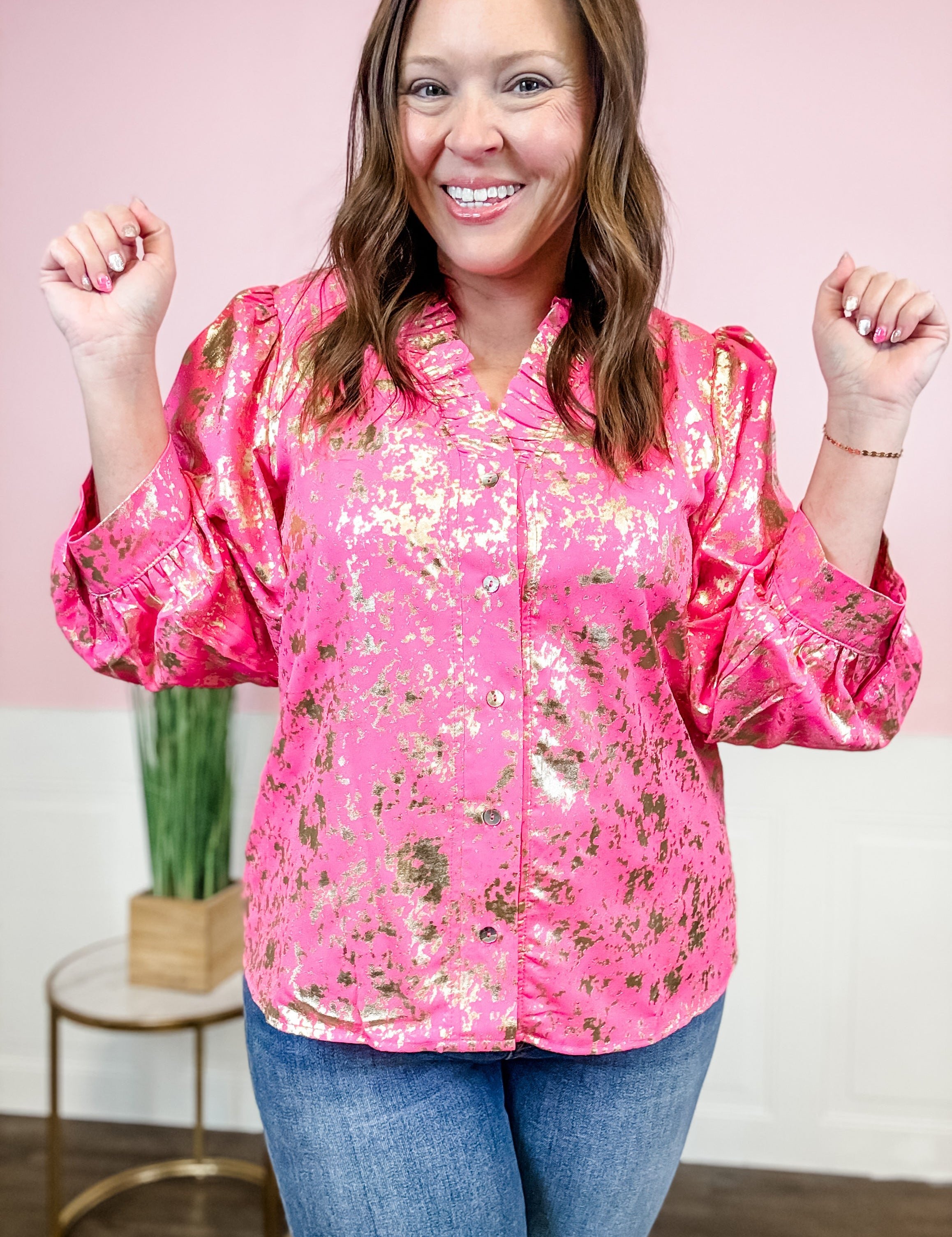 The Golden Hour Blouse - Just a Small Town Girl