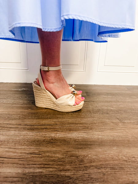 The Golden Hour Espadrille Wedge - Just a Small Town Girl