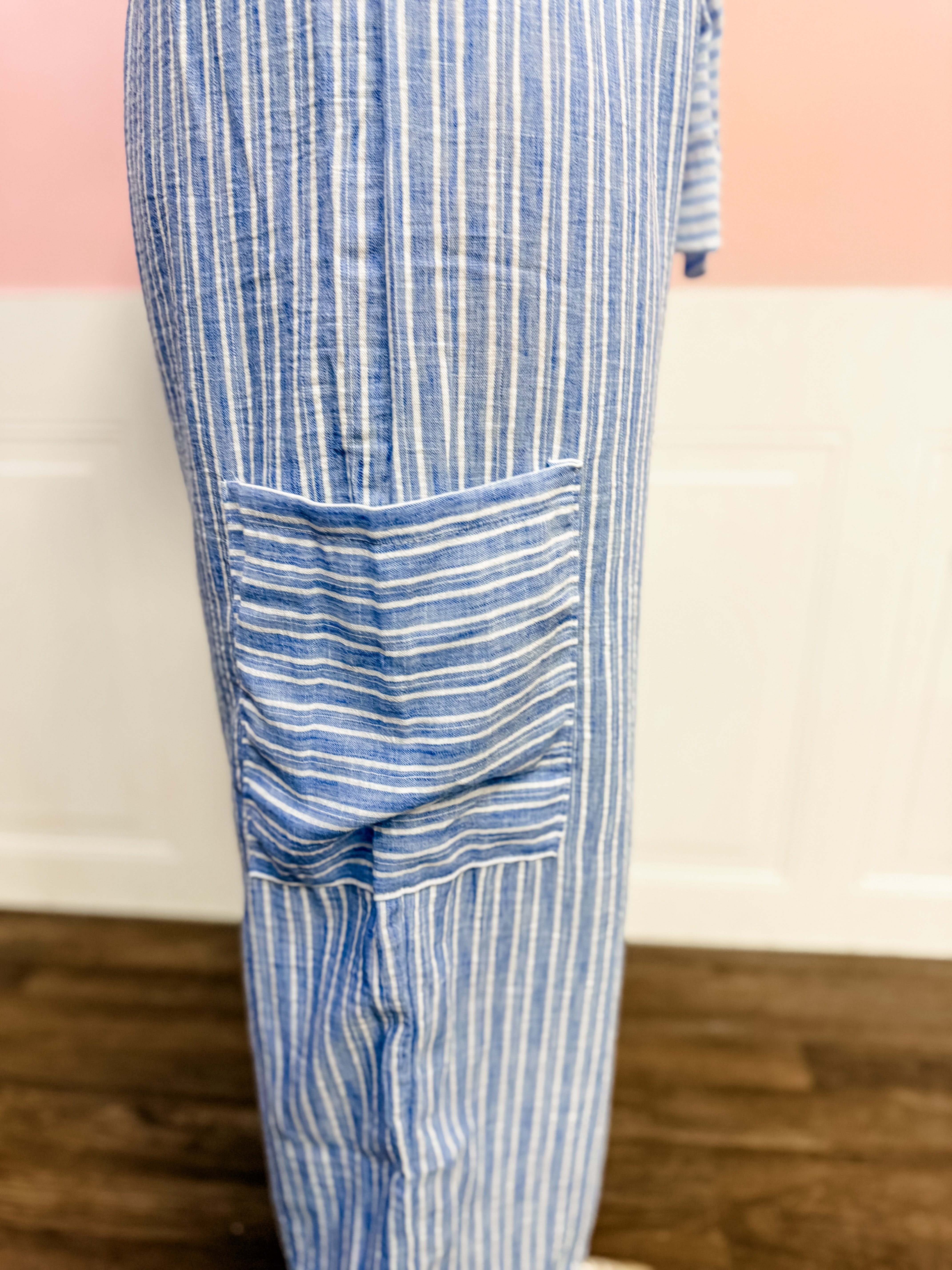 The Harbor Stripe Lounge Pants - Just a Small Town Girl