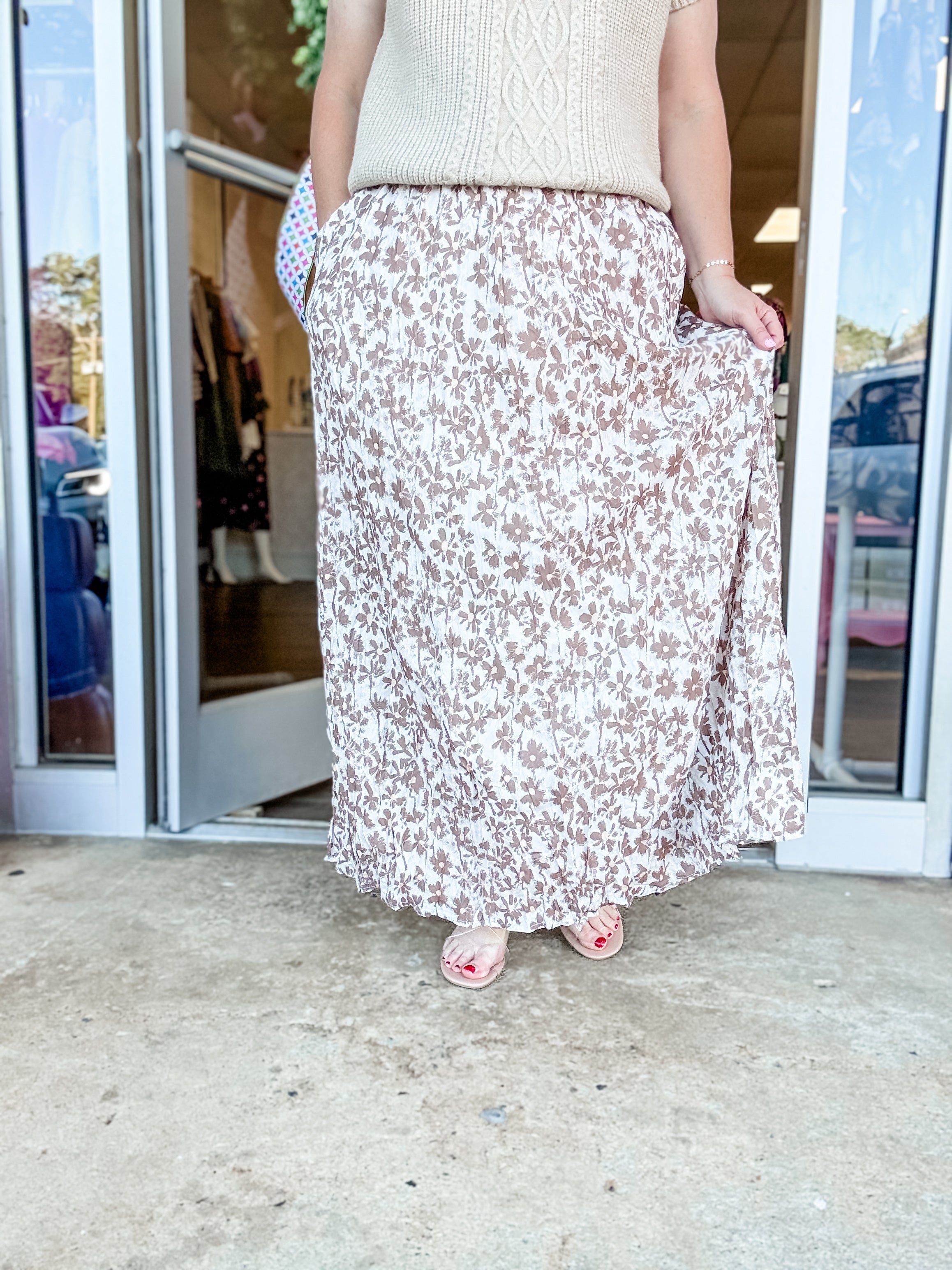 The Harvest Bloom Maxi Skirt - Just a Small Town Girl