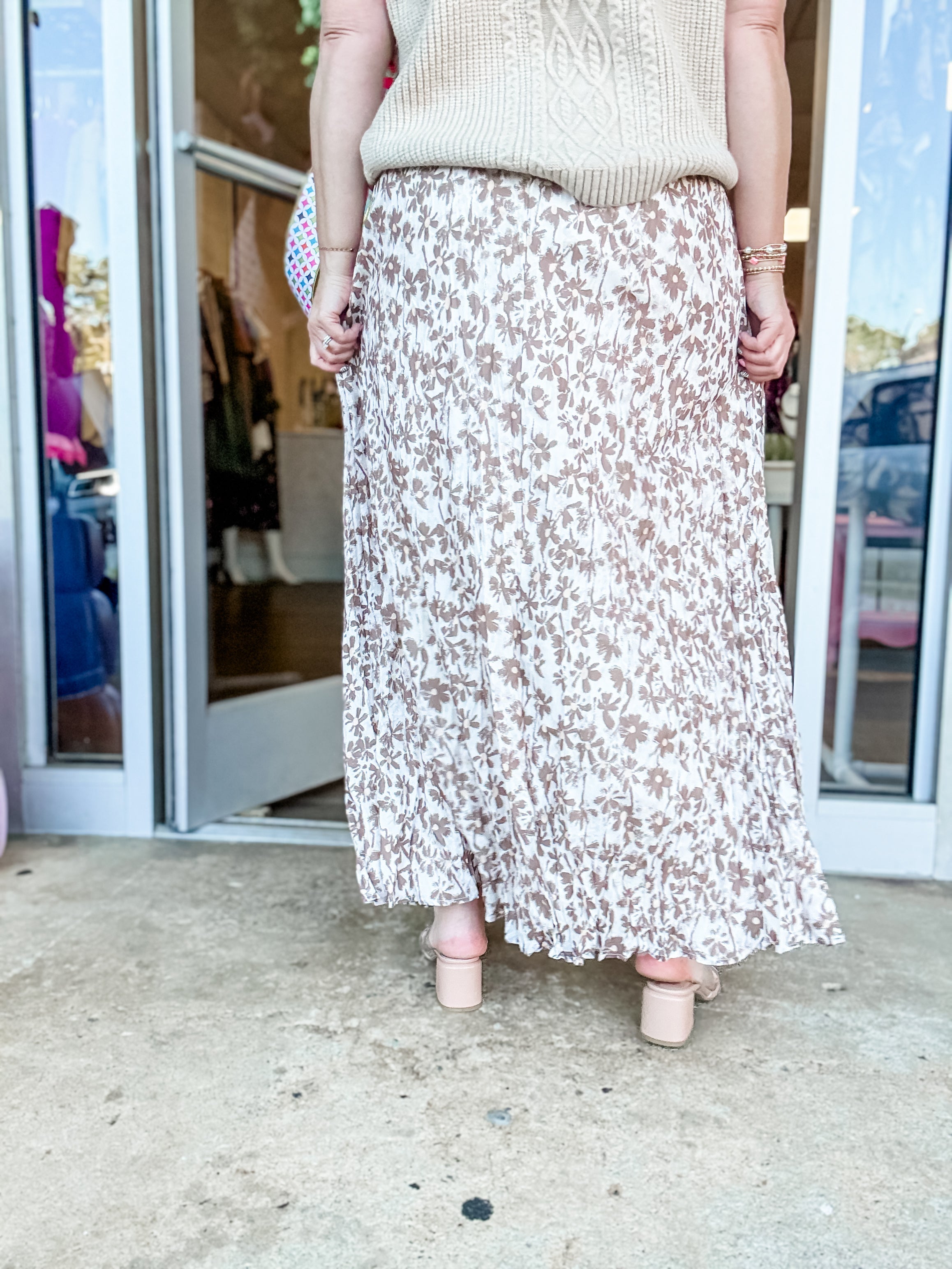 The Harvest Bloom Maxi Skirt - Just a Small Town Girl