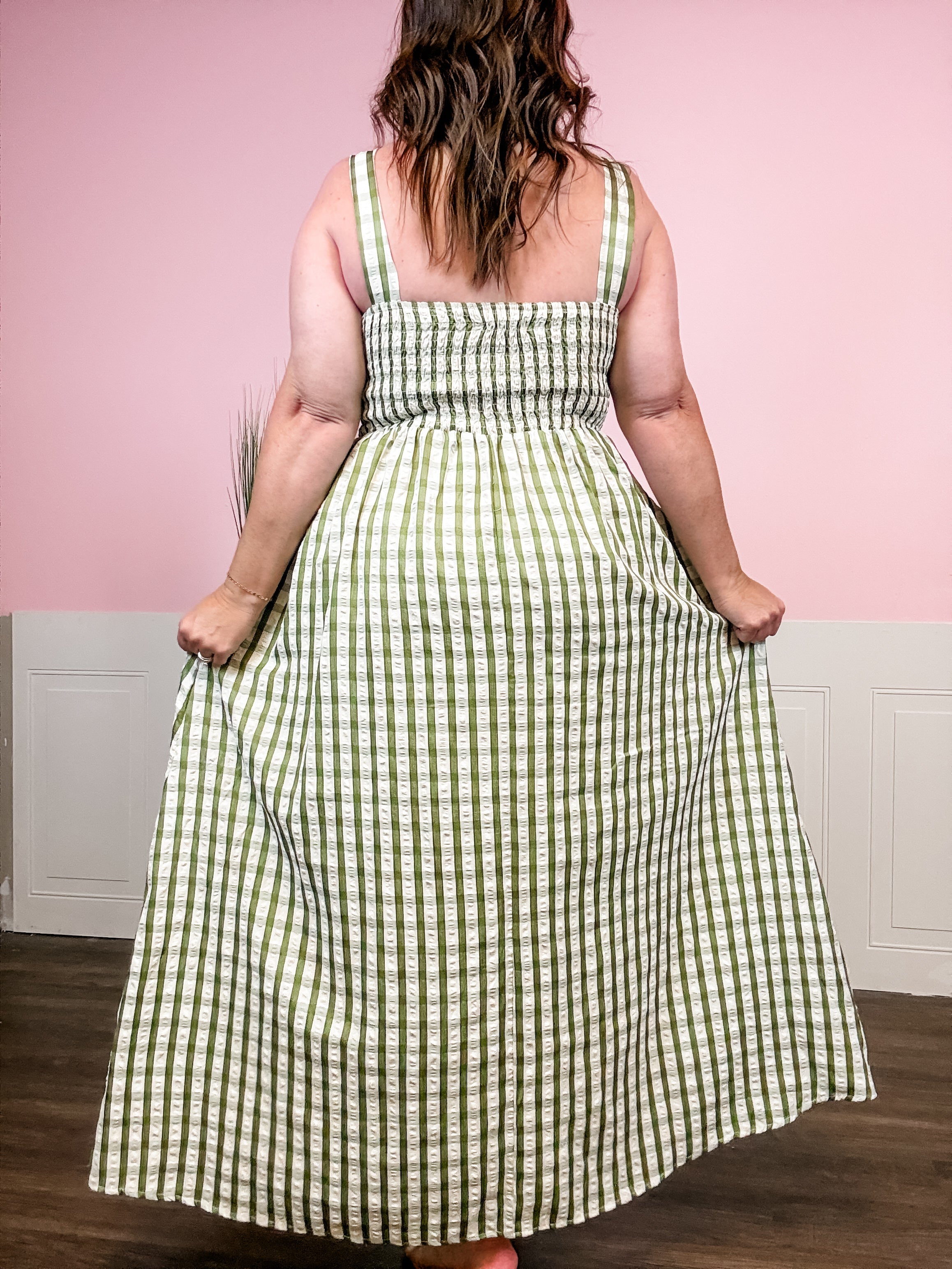 The Marquee Dress – Sweet Pea Check - Just a Small Town Girl