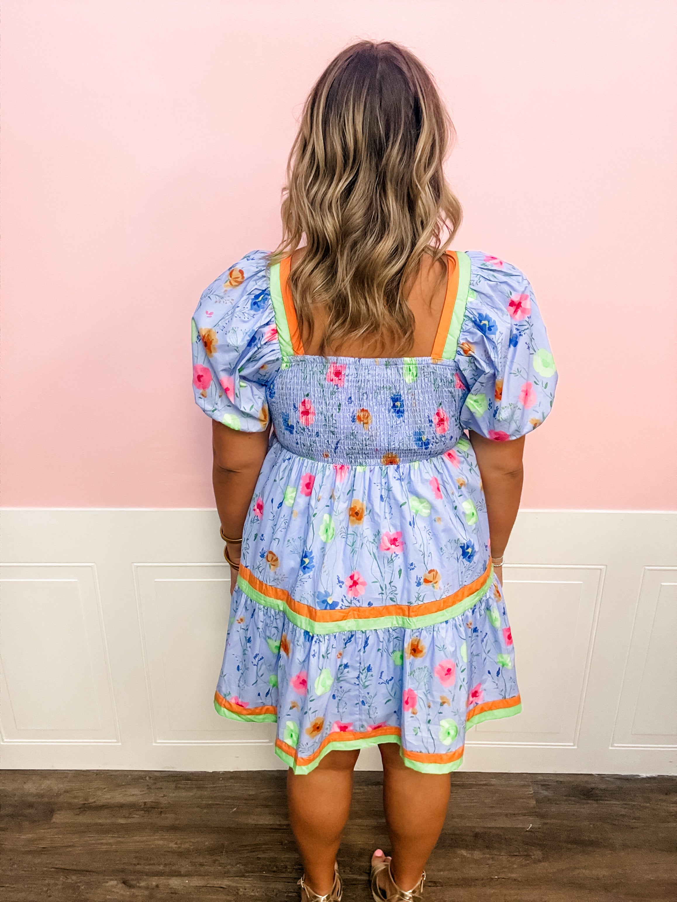 The Painted Garden Pop Dress - Just a Small Town Girl