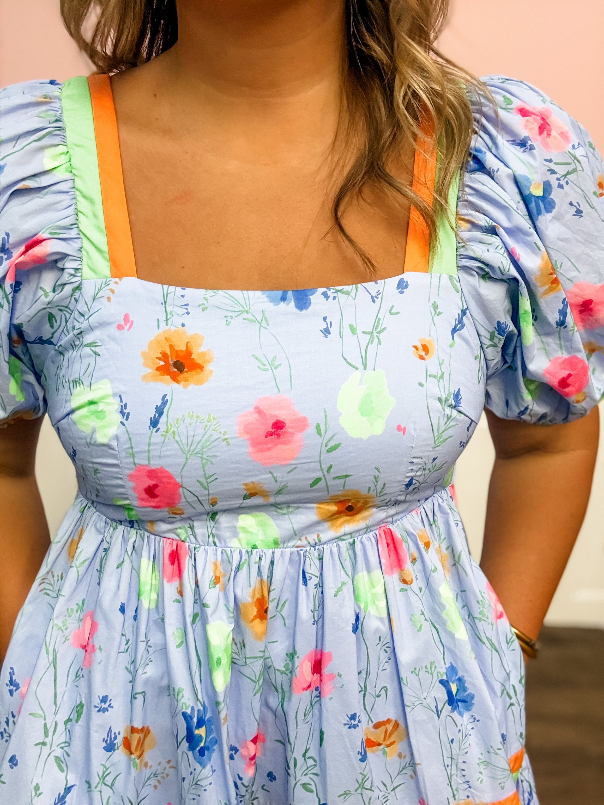 The Painted Garden Pop Dress - Just a Small Town Girl