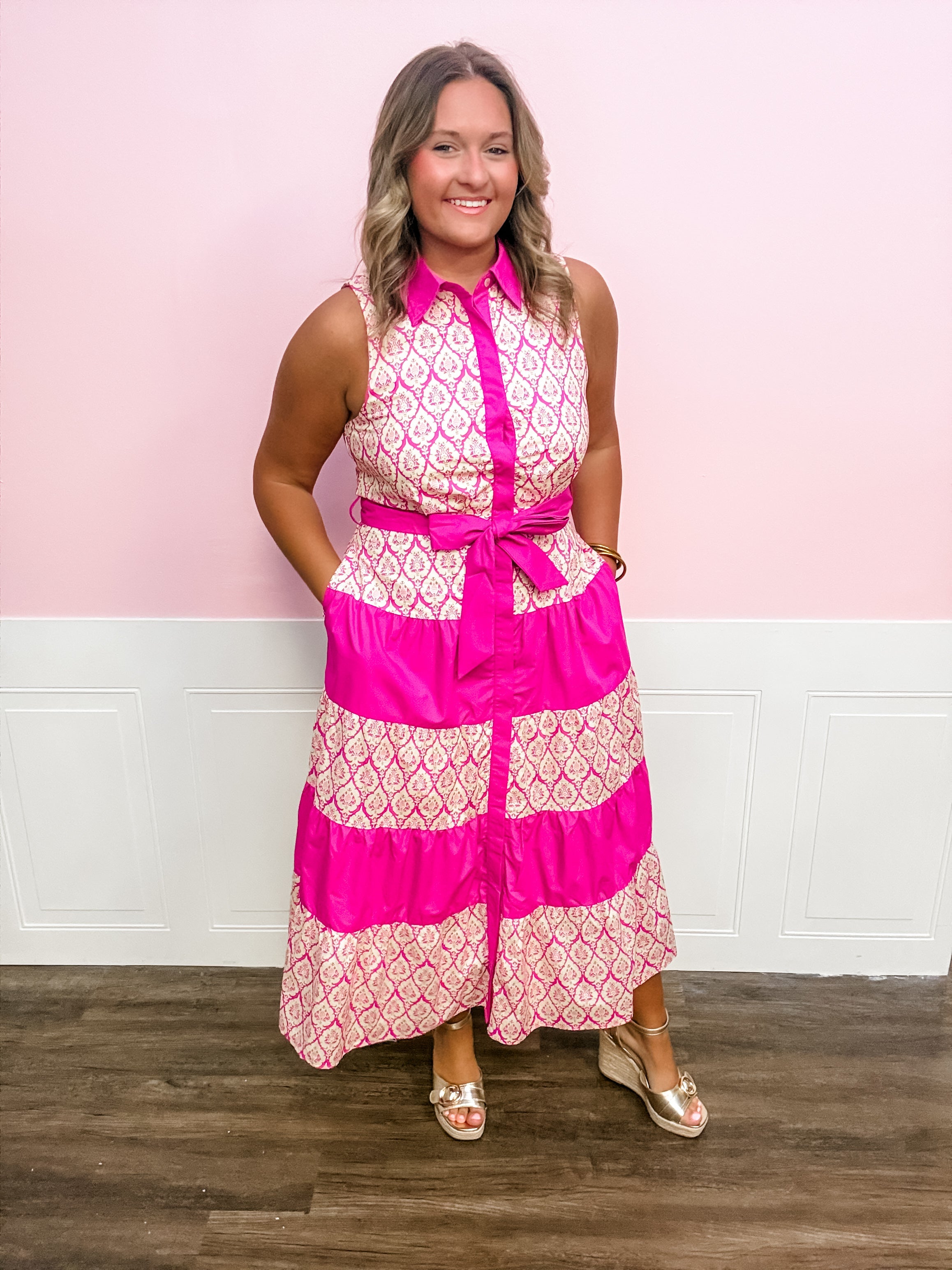 The Pink Charm Maxi Dress - Just a Small Town Girl