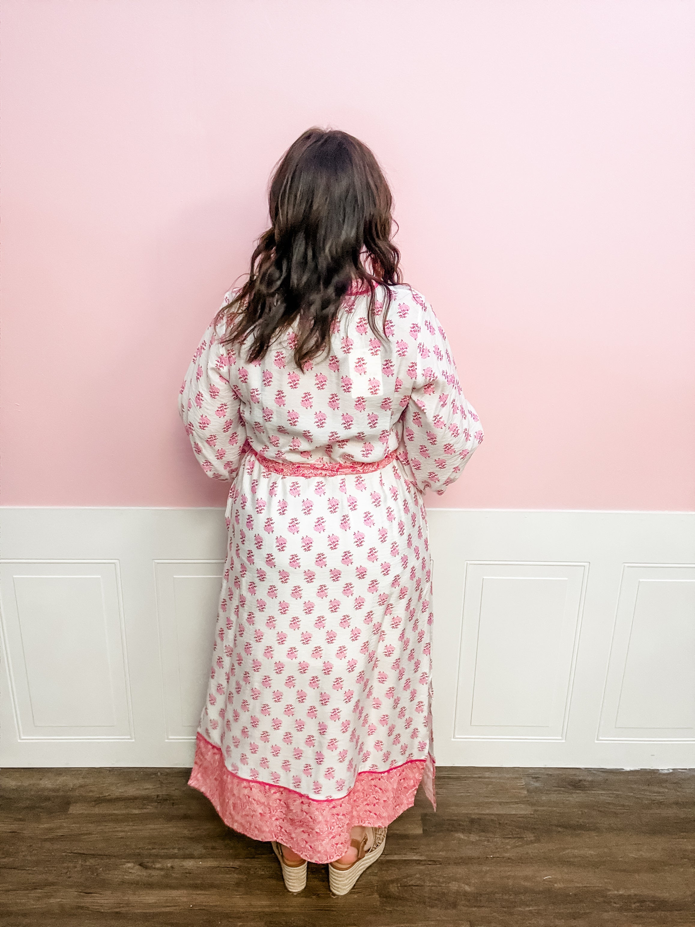 The Sweet Blossom Tie Waist Dress - Just a Small Town Girl