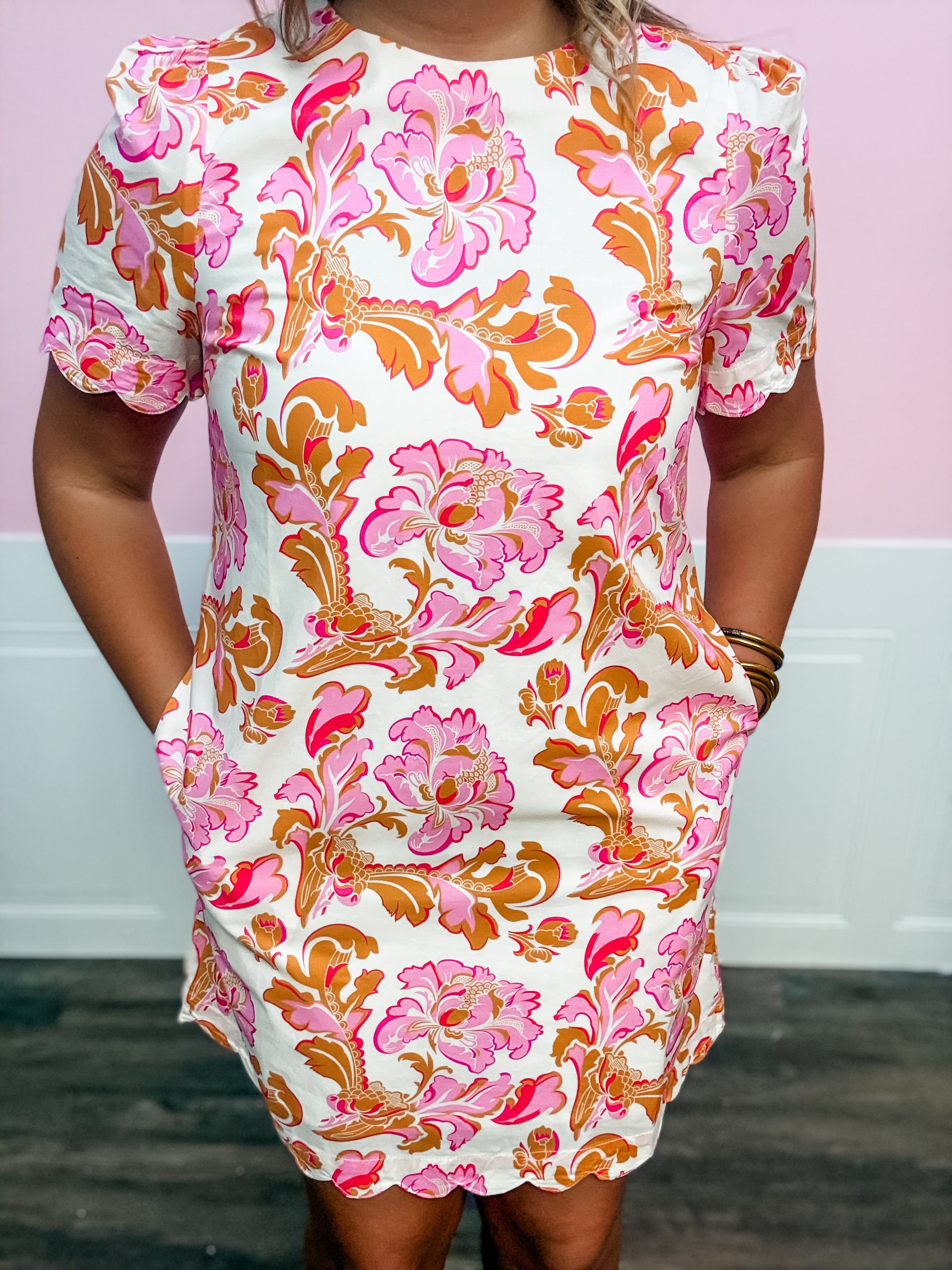 The Sweet Peach Garden Dress - Just a Small Town Girl