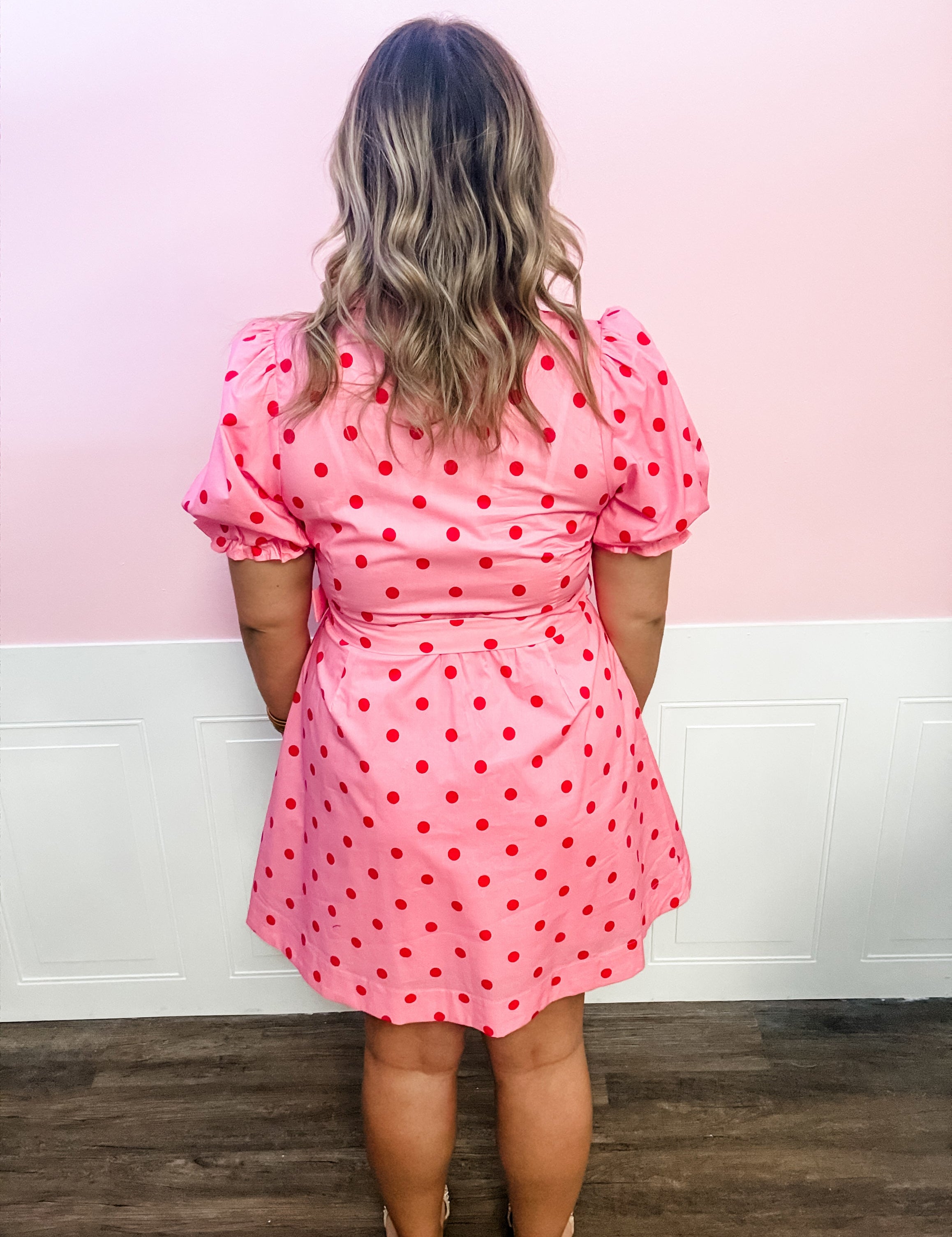 The Sweetheart Dot Dress - Just a Small Town Girl