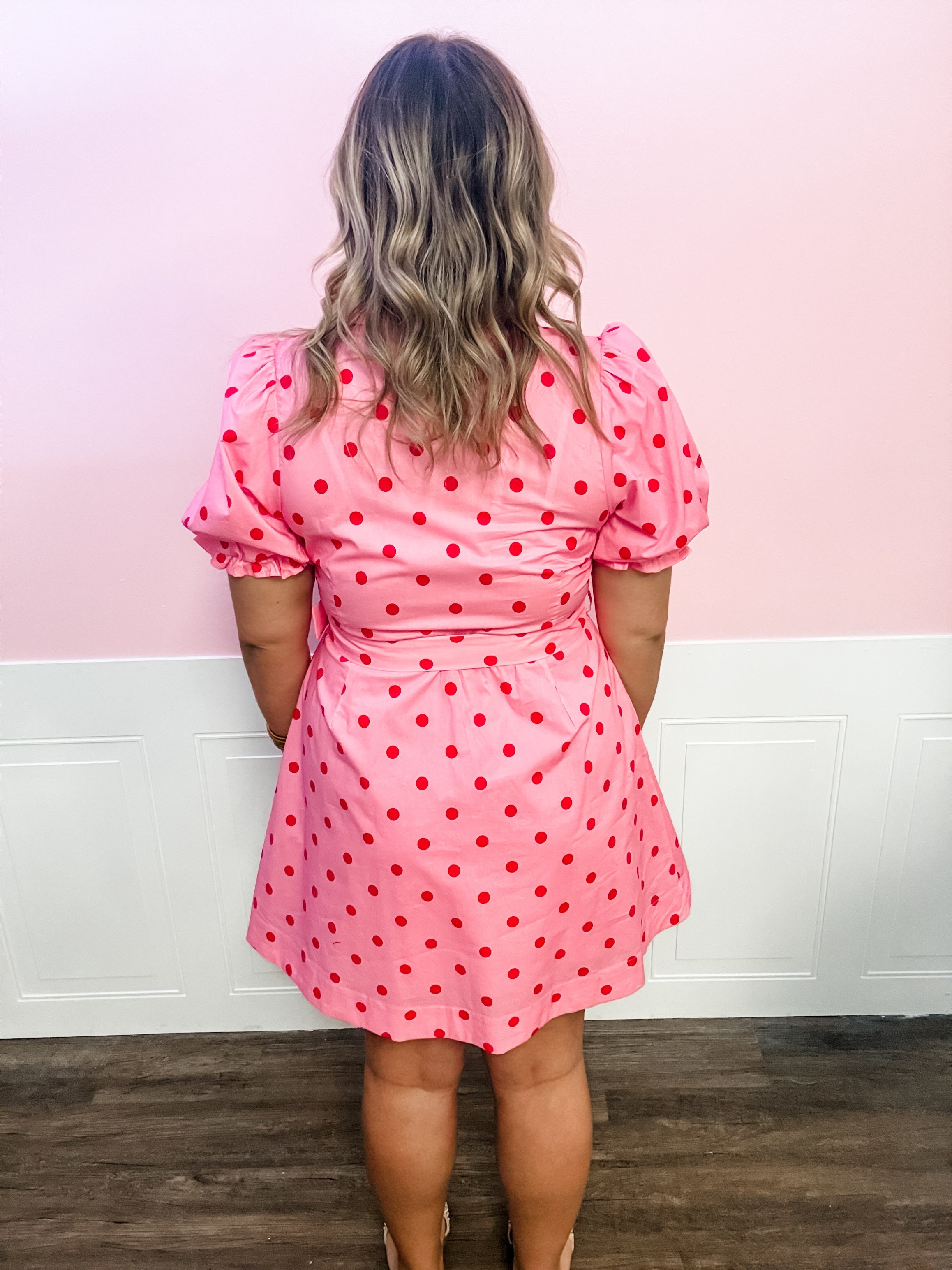 The Sweetheart Dot Dress - Just a Small Town Girl
