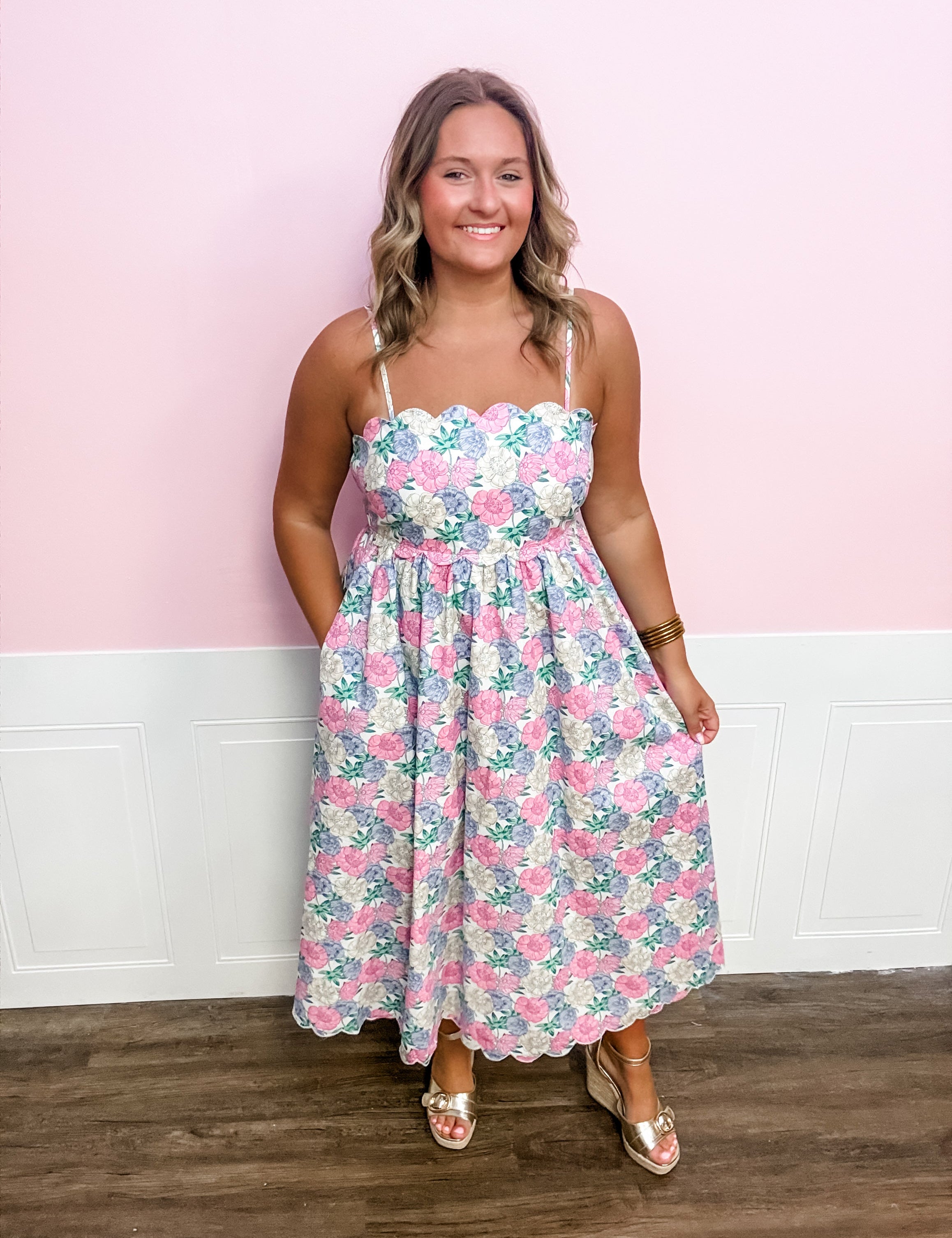 The Vintage Garden Slip Dress - Just a Small Town Girl