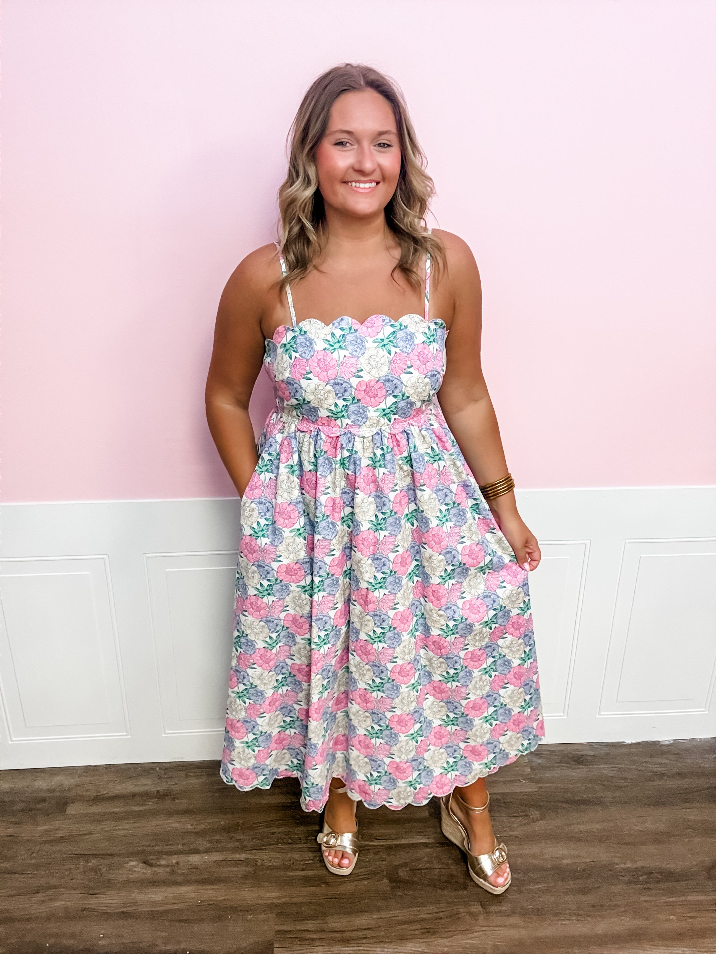 The Vintage Garden Slip Dress - Just a Small Town Girl