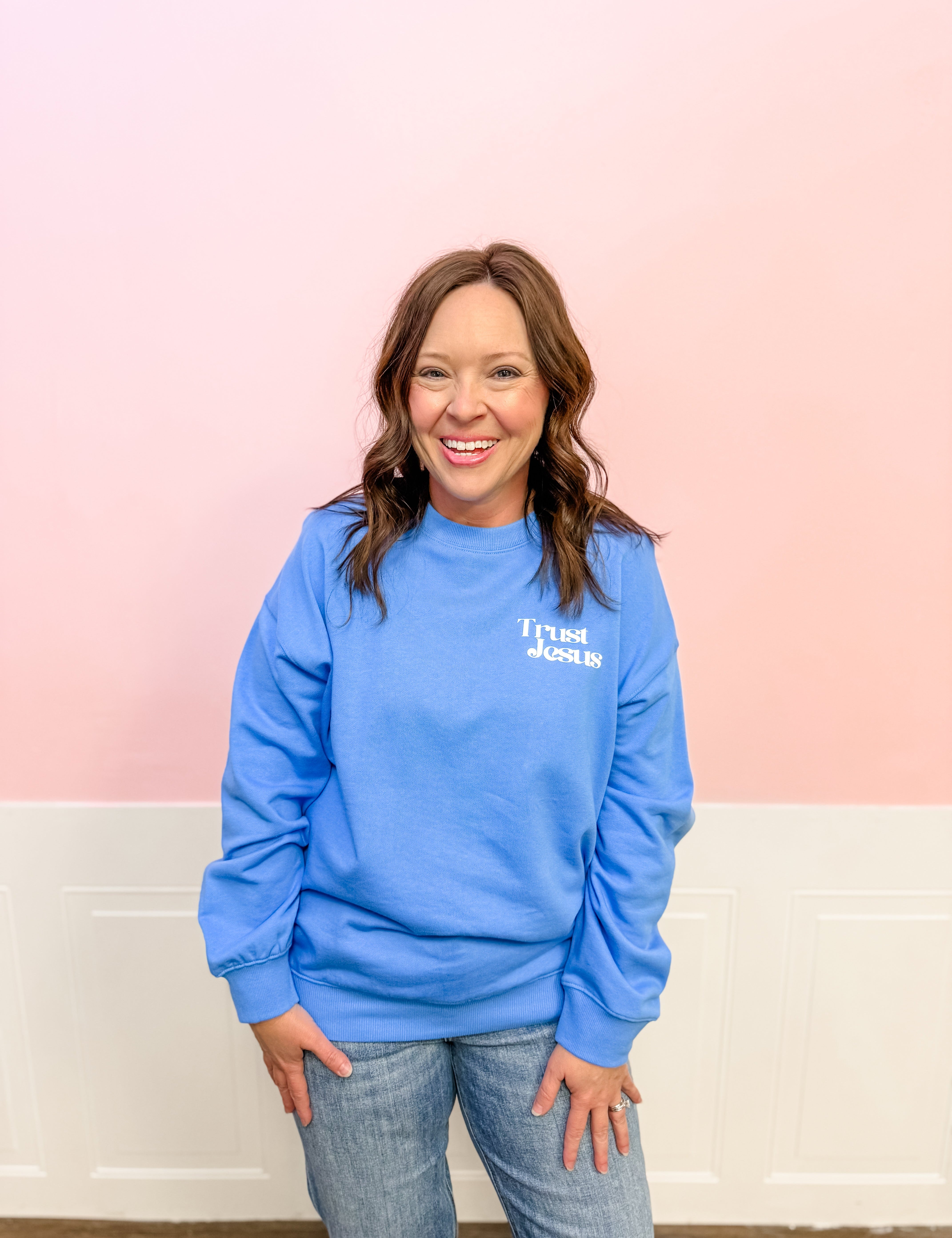 The Way, Truth, Life Sweatshirt - Just a Small Town Girl