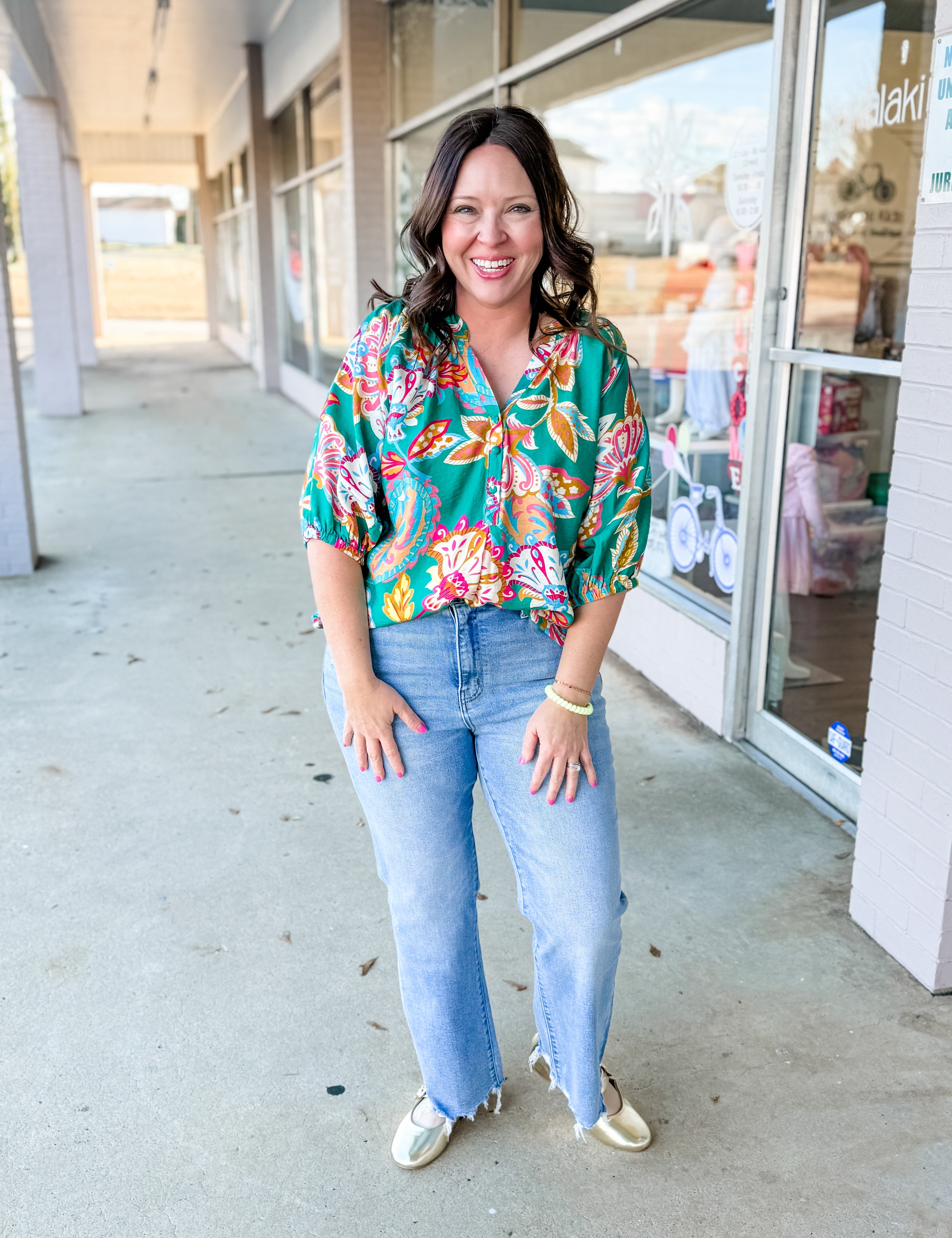 Tropical Bloom Breeze Top - Just a Small Town Girl