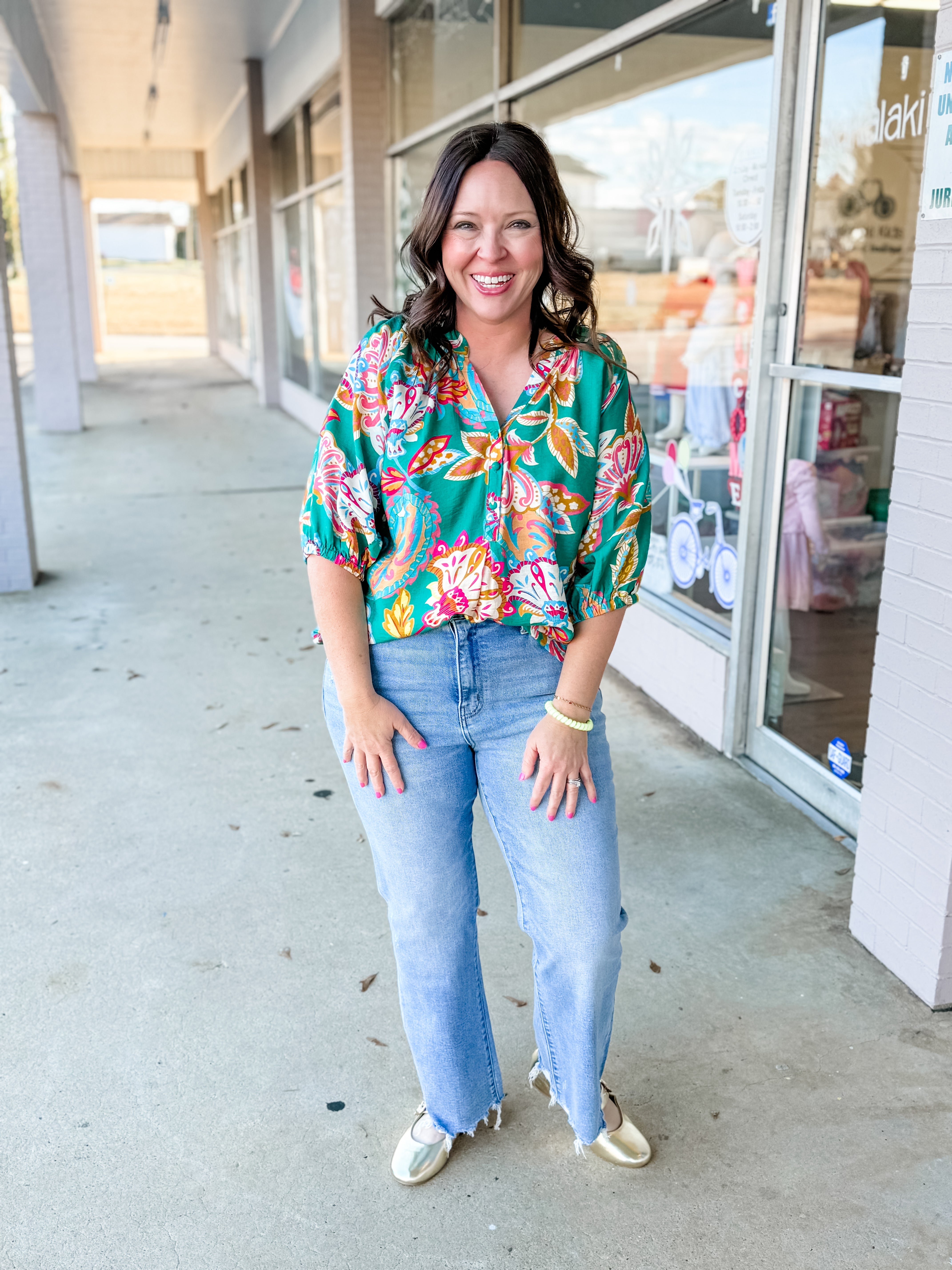 Tropical Bloom Breeze Top - Just a Small Town Girl