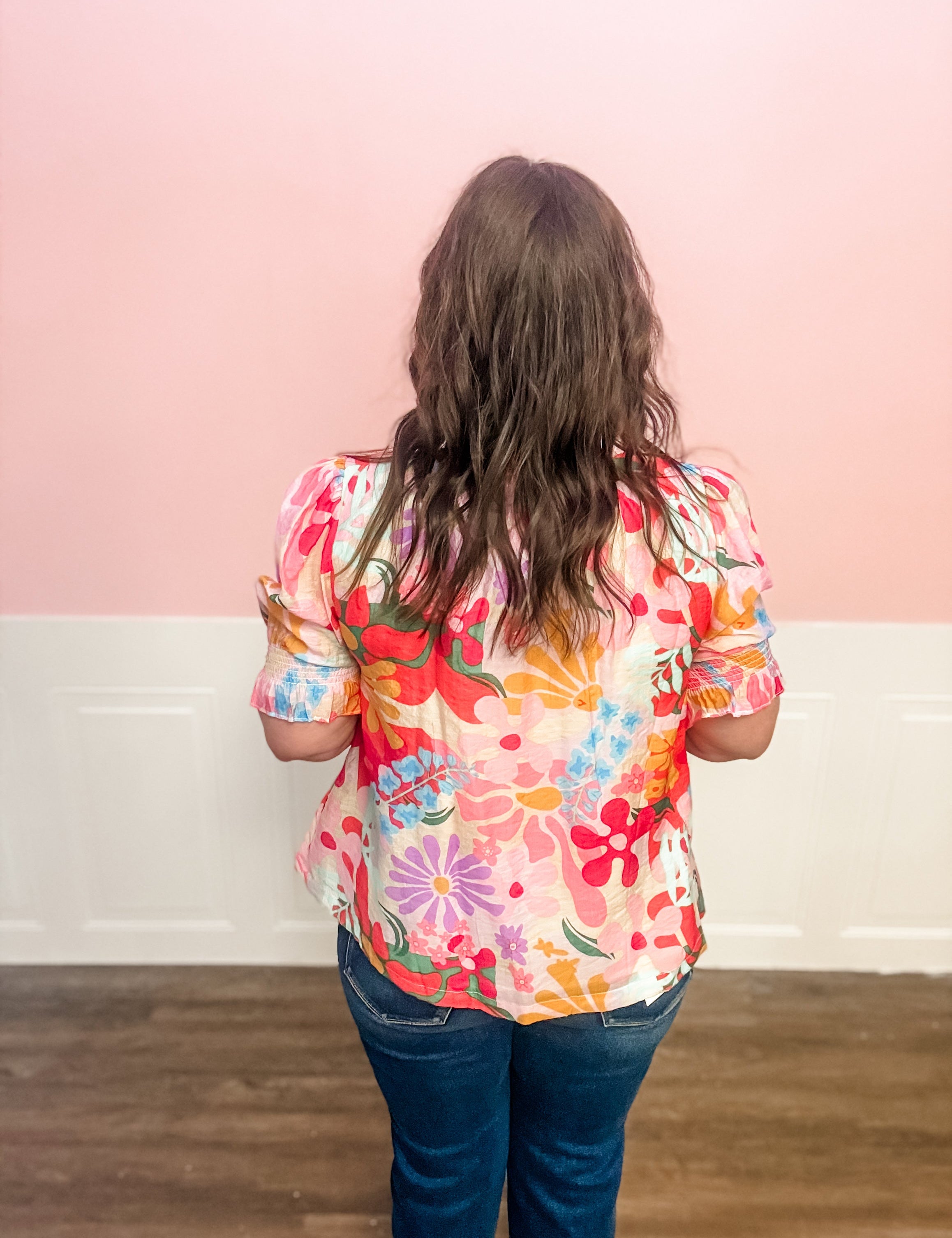 Tropical Daydream Smocked Top - Just a Small Town Girl