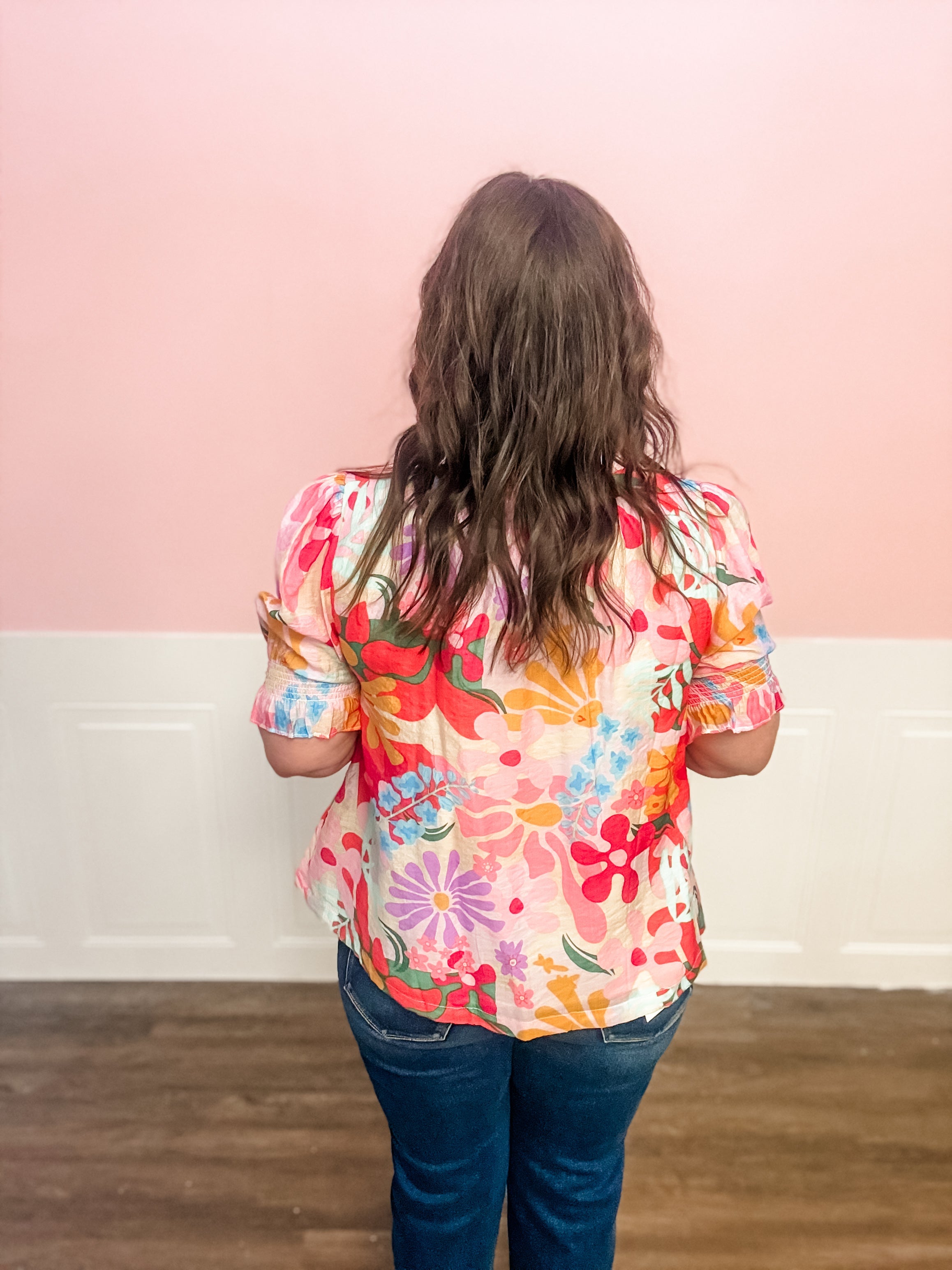 Tropical Daydream Smocked Top - Just a Small Town Girl