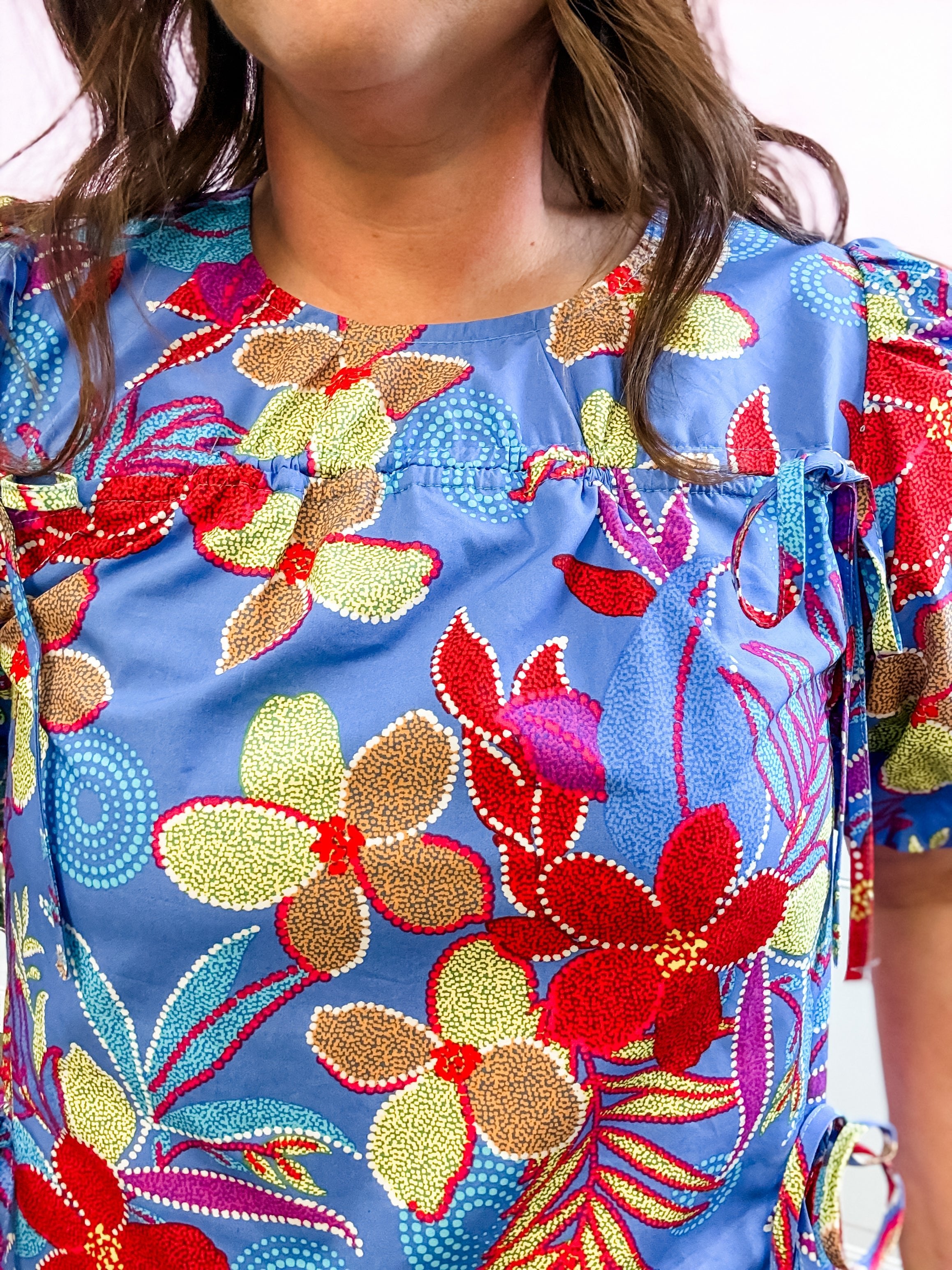 Tropical Tide Tie Top - Just a Small Town Girl