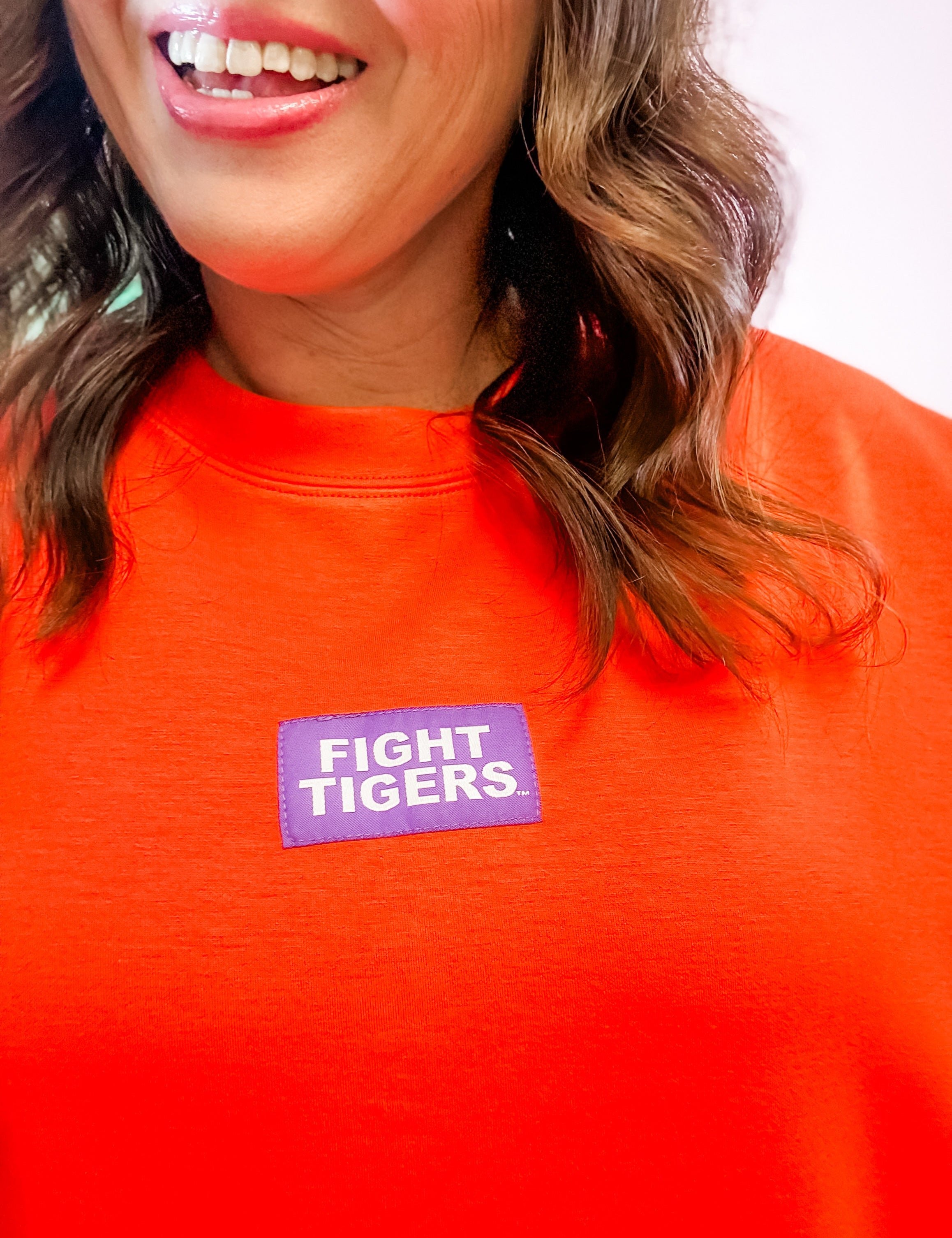 Victory Orange Game Day Crewneck - Just a Small Town Girl