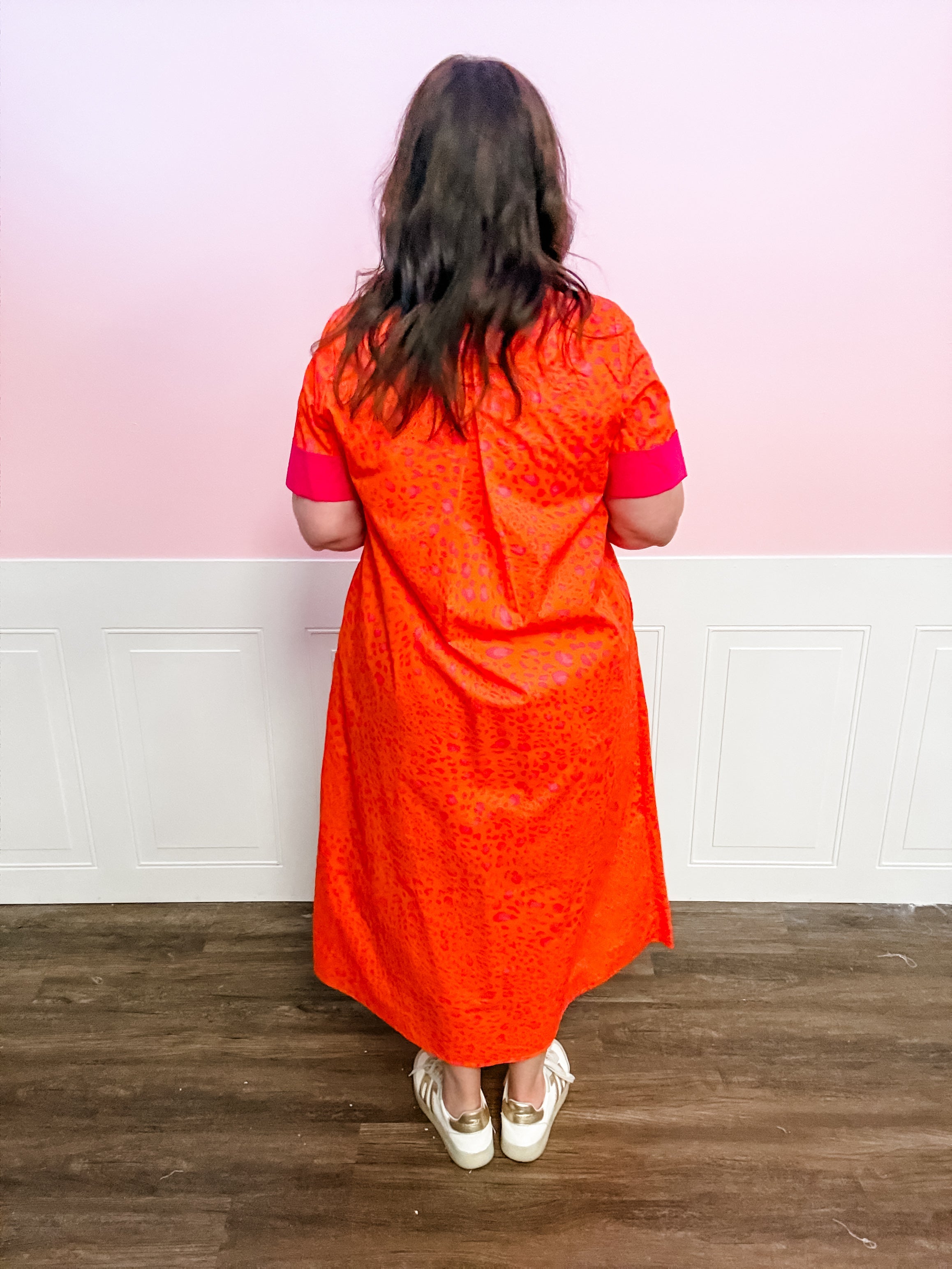 Victory Vibes Shirt Dress - Just a Small Town Girl