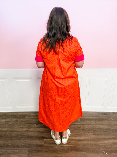 Victory Vibes Shirt Dress - Just a Small Town Girl