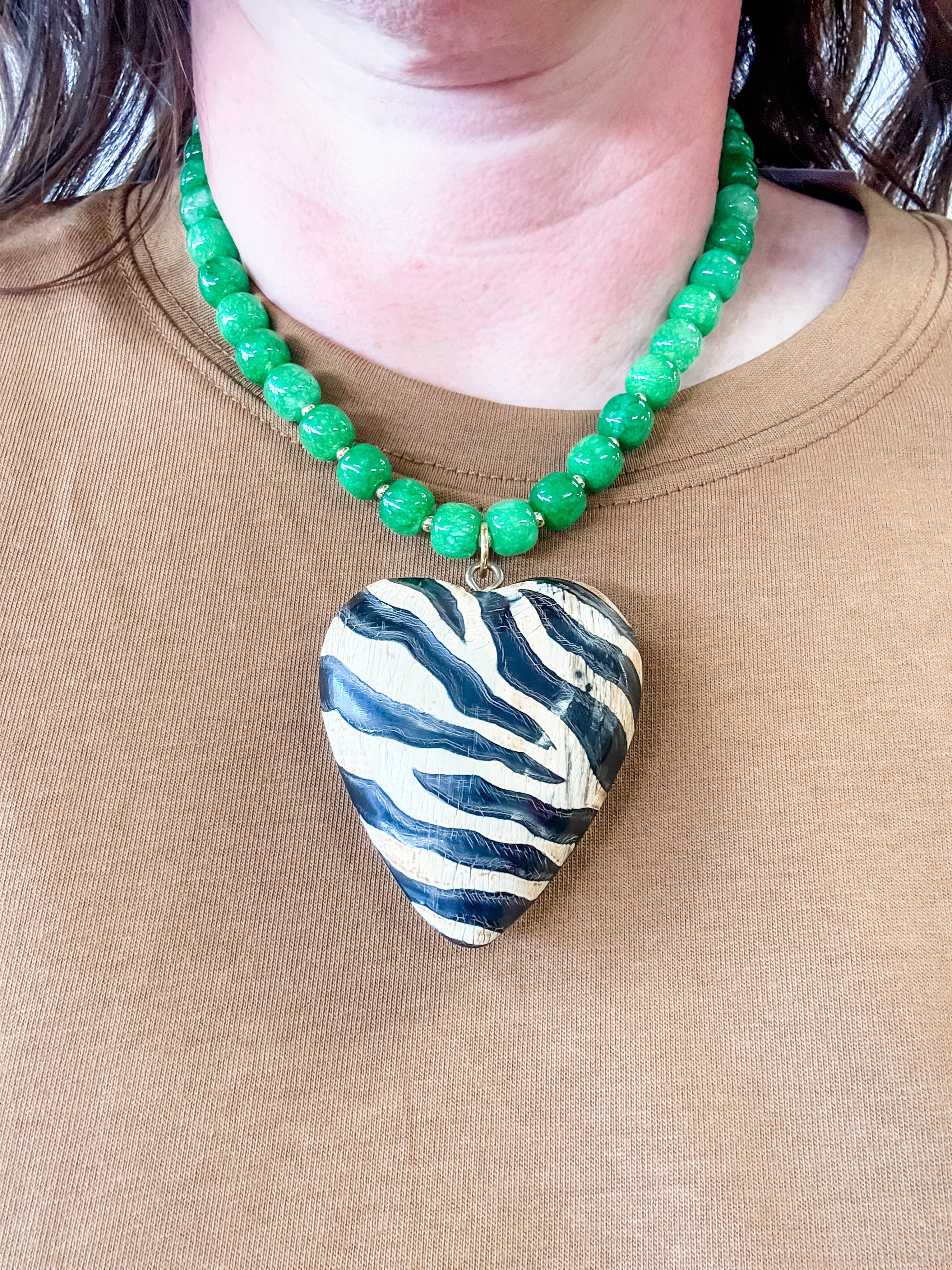 Wild At Heart Beaded Necklace - Just a Small Town Girl