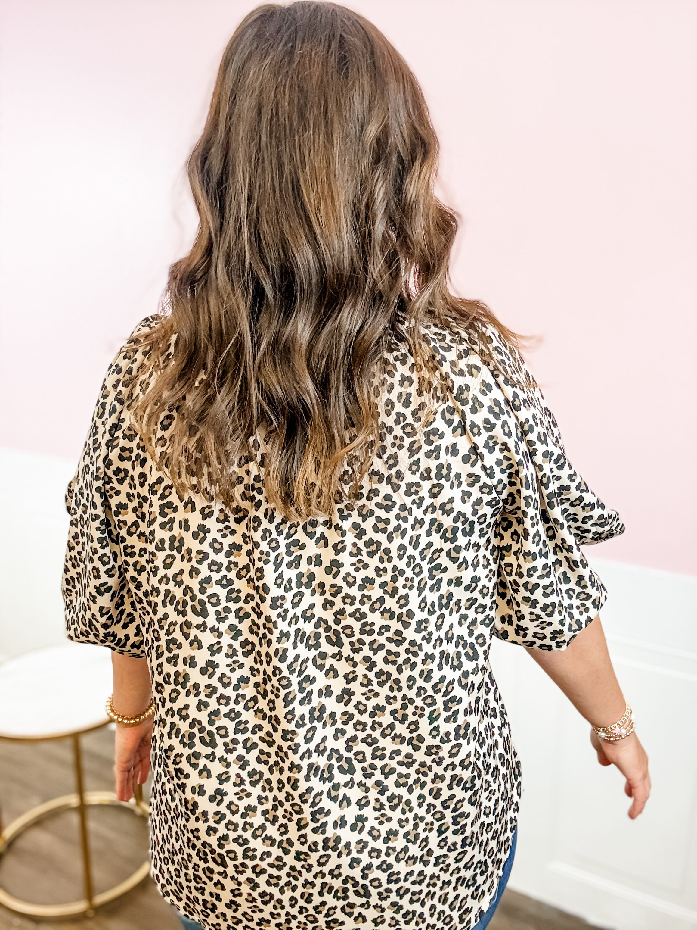 Wildly Chic Leopard Blouse - Just a Small Town Girl