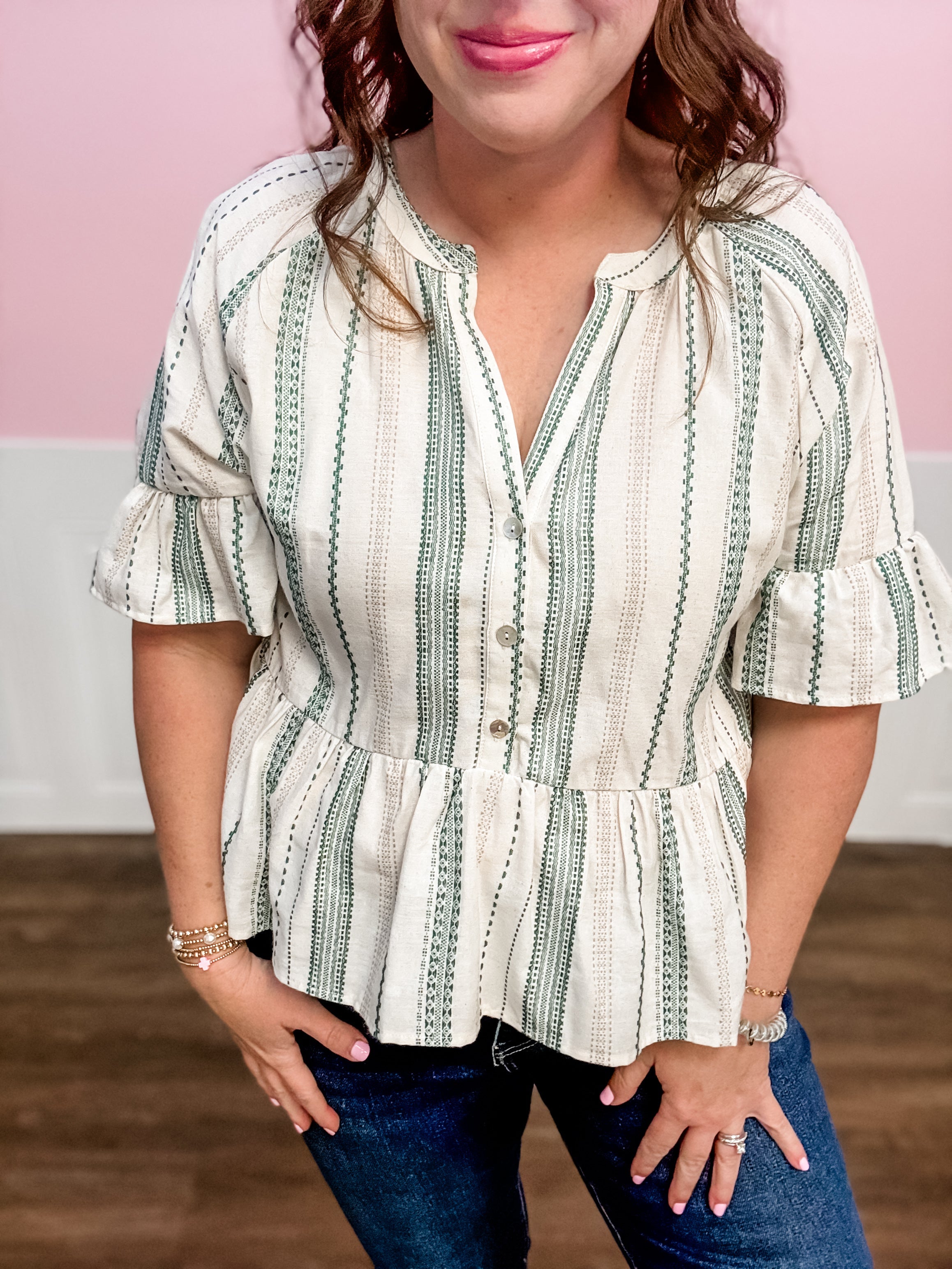 Willow Lane Peplum Top - Just a Small Town Girl